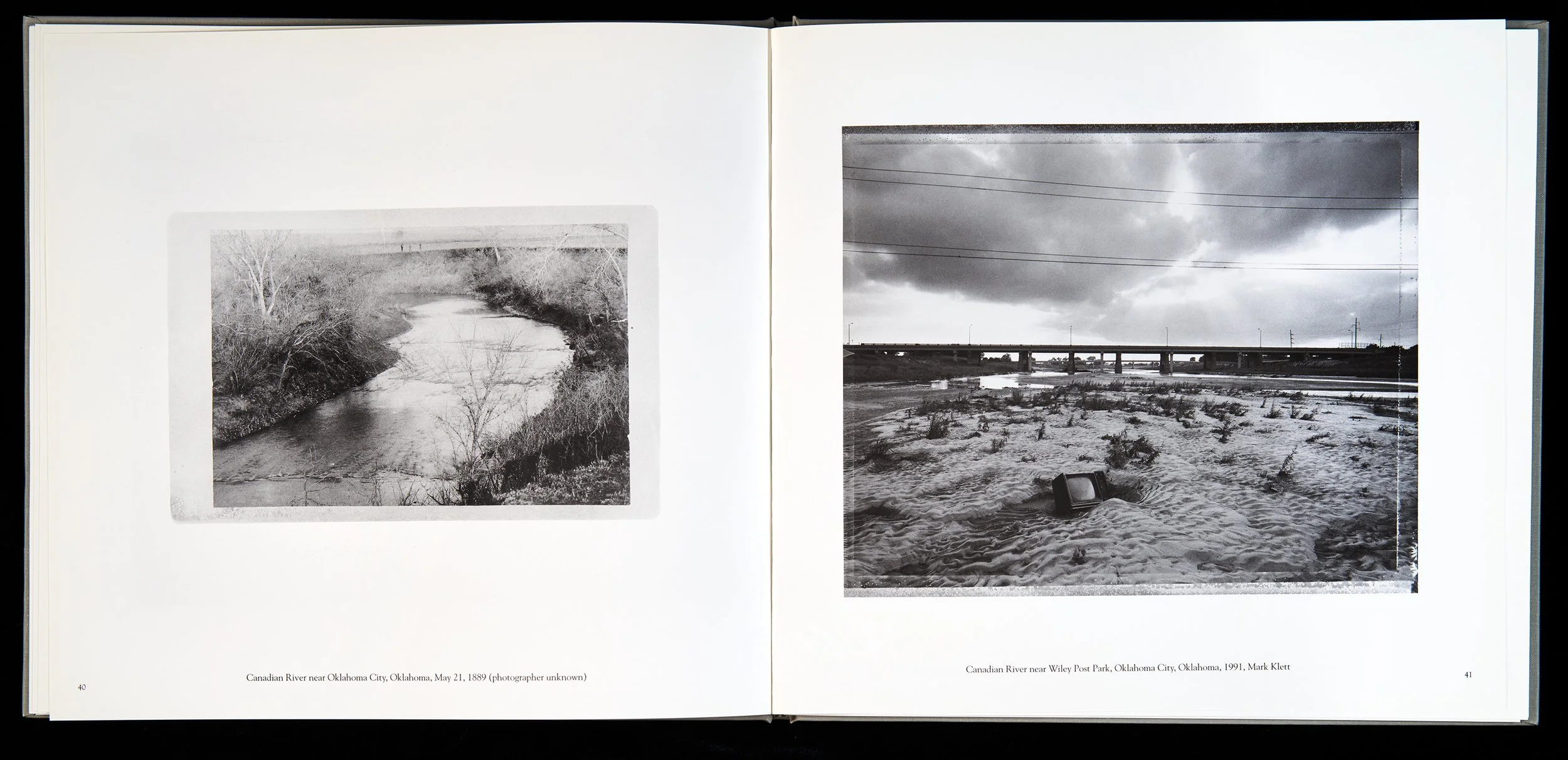 Canadian River near Wiley Post Park. Oklahoma City. Oklahoma, 1991