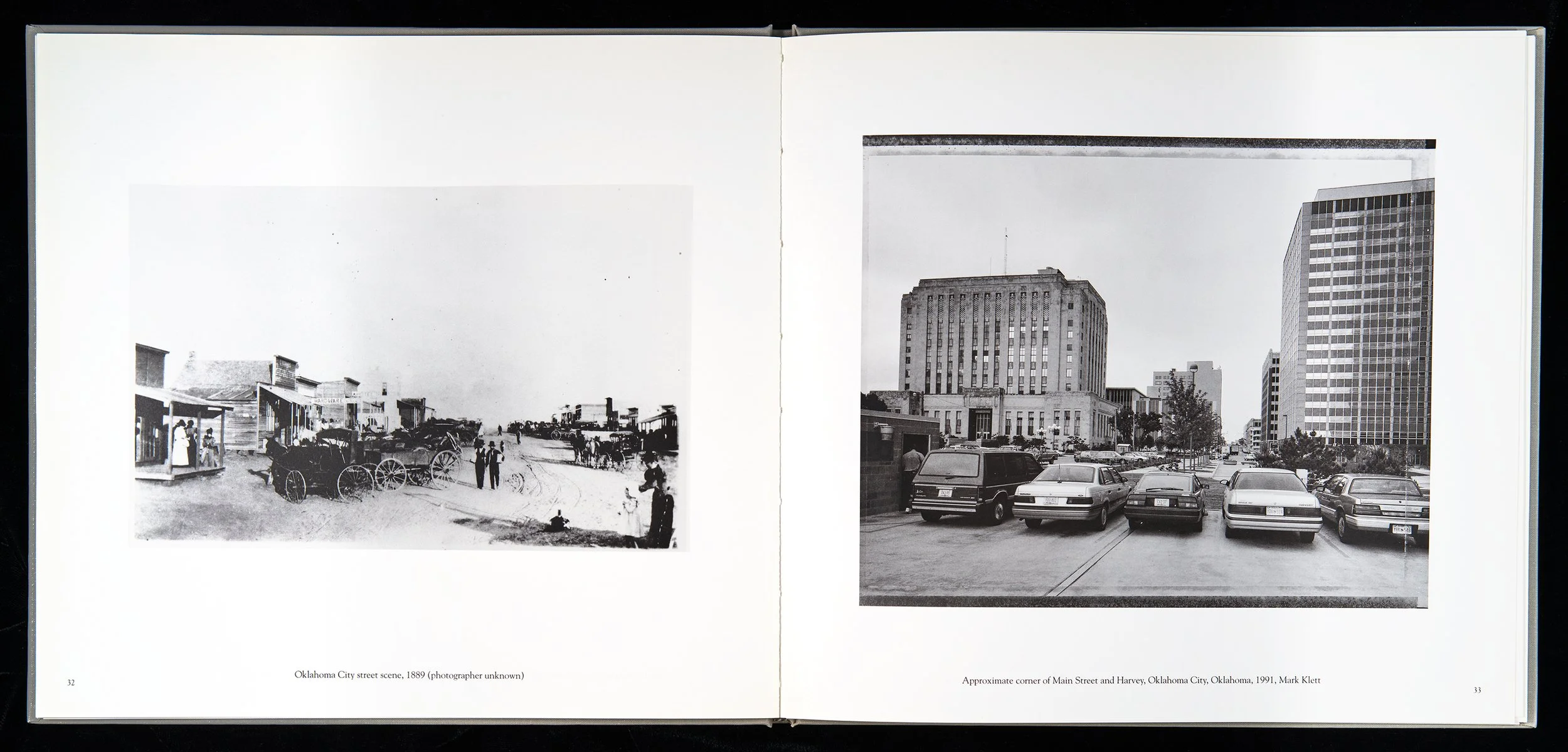 Approximate corner of Main Street and Harvey. Oklahoma City. Oklahoma, 1991