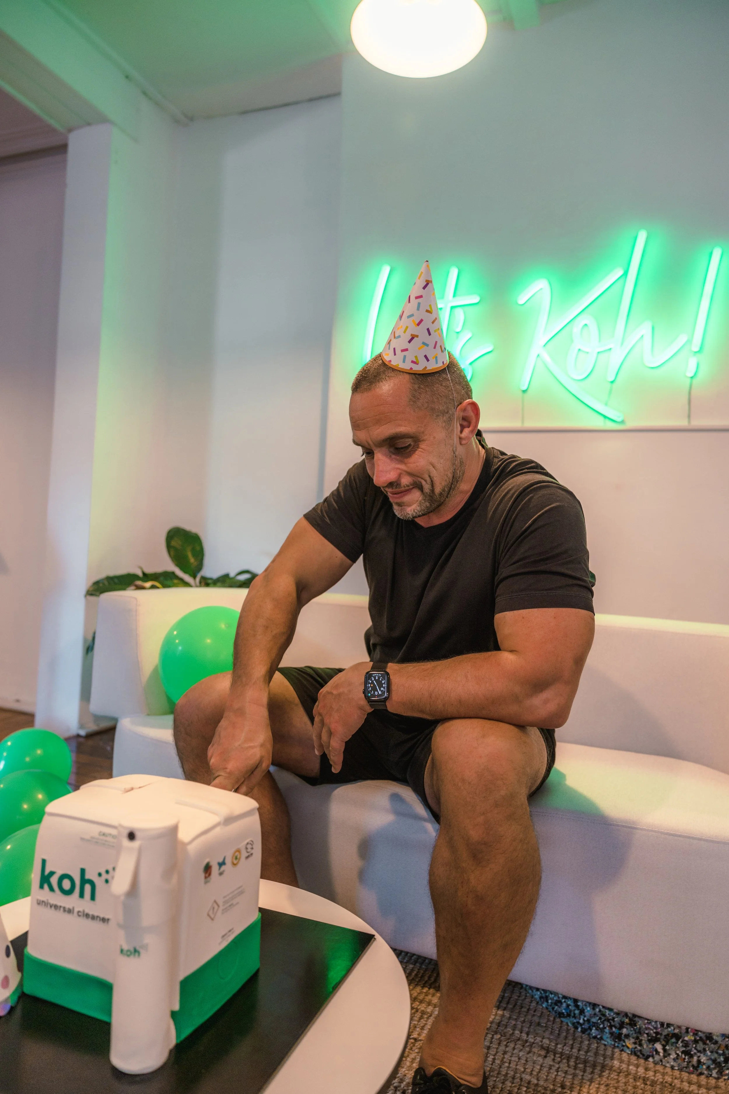 Birthday with KOH CEO Adam.