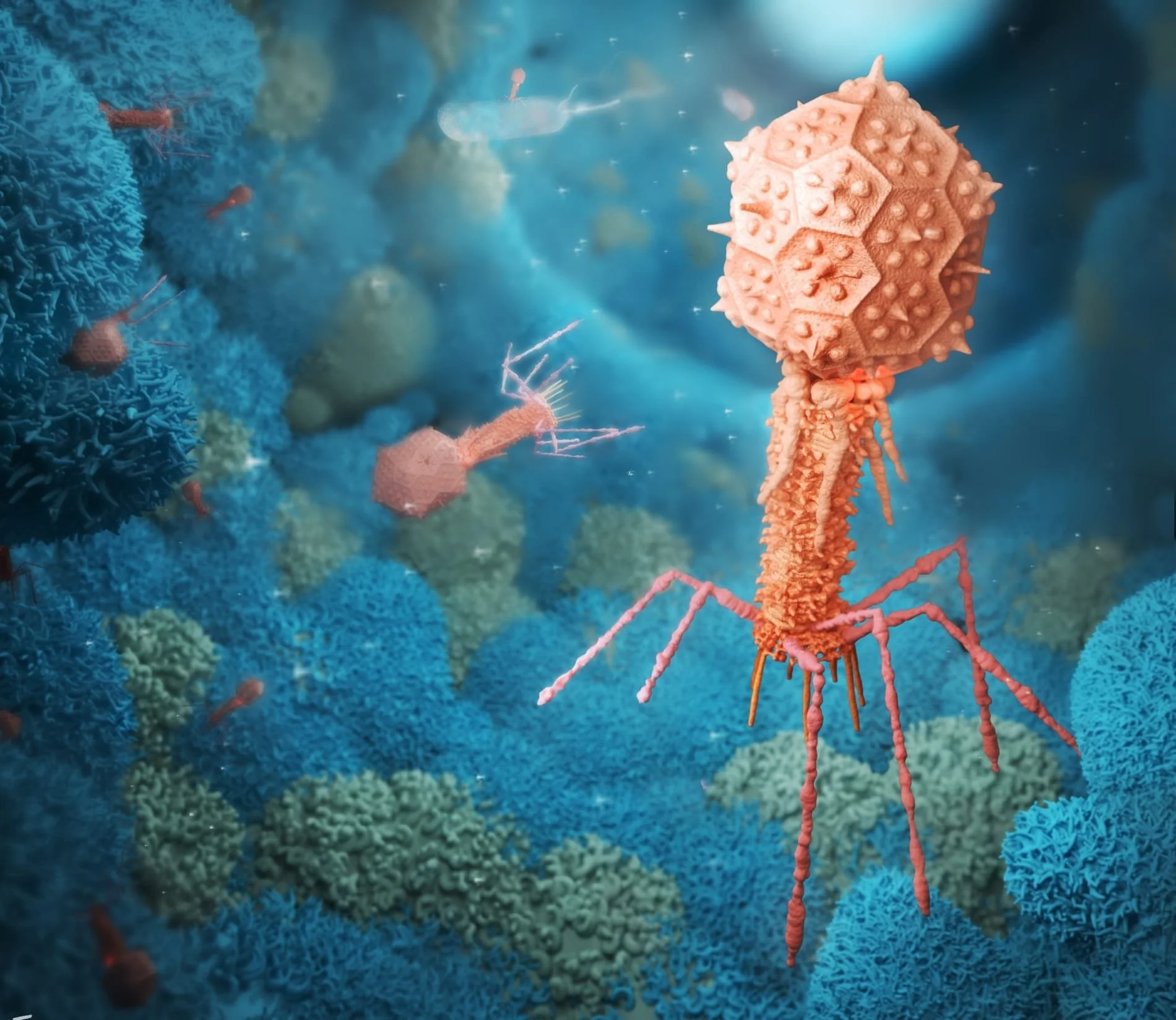 Bacteriophages: Nature's Tiny Predators