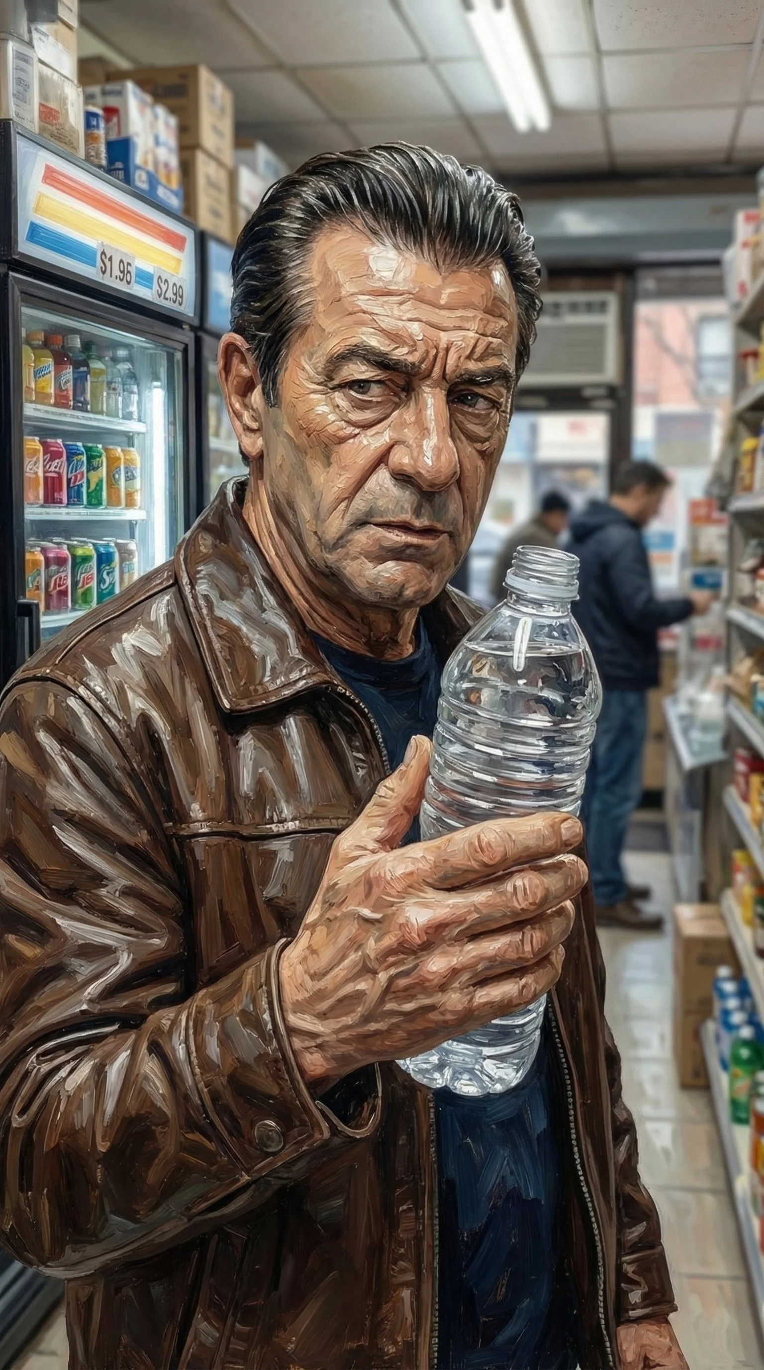 Capeesh, our wise guy AI Influencer

"$9 for water from a mountain, the mountain didn't do anything" 