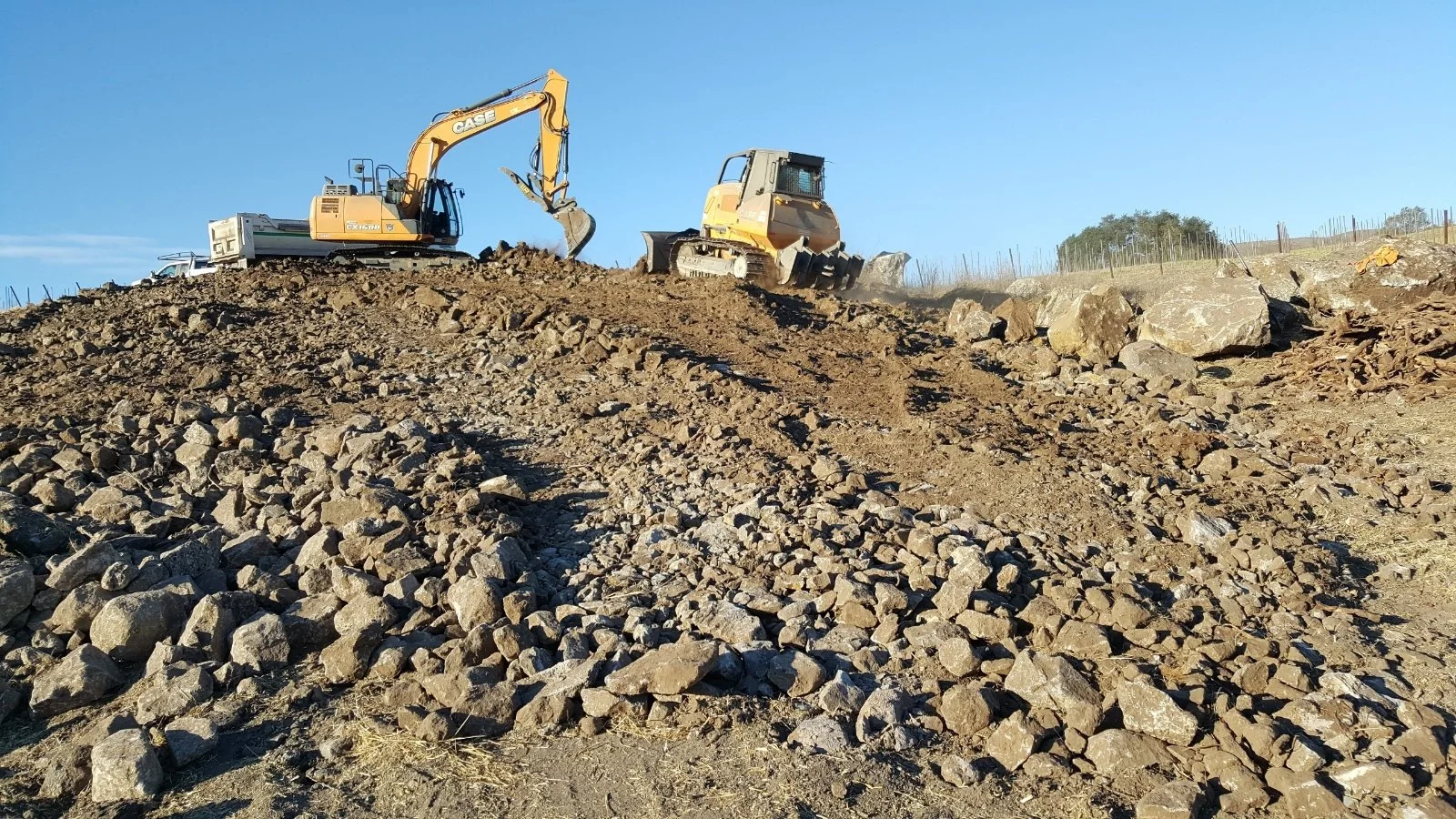 excavation in Sonoma County