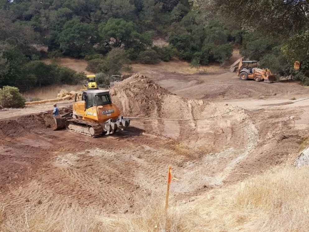 site prep in Sonoma County 