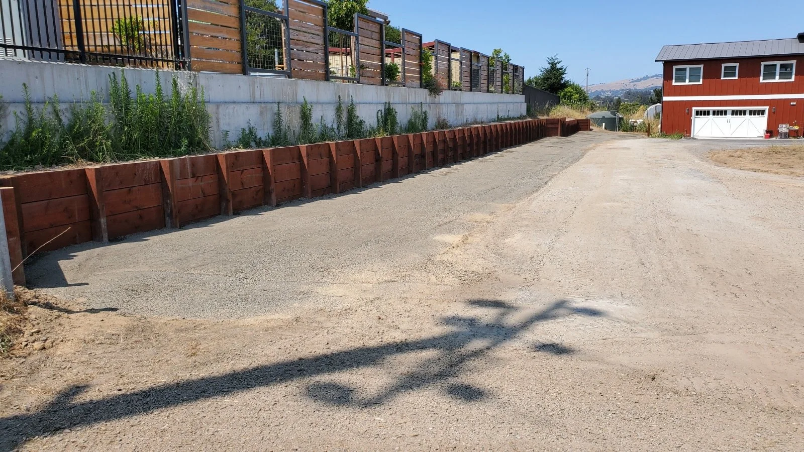 retaining wall Sonoma County 