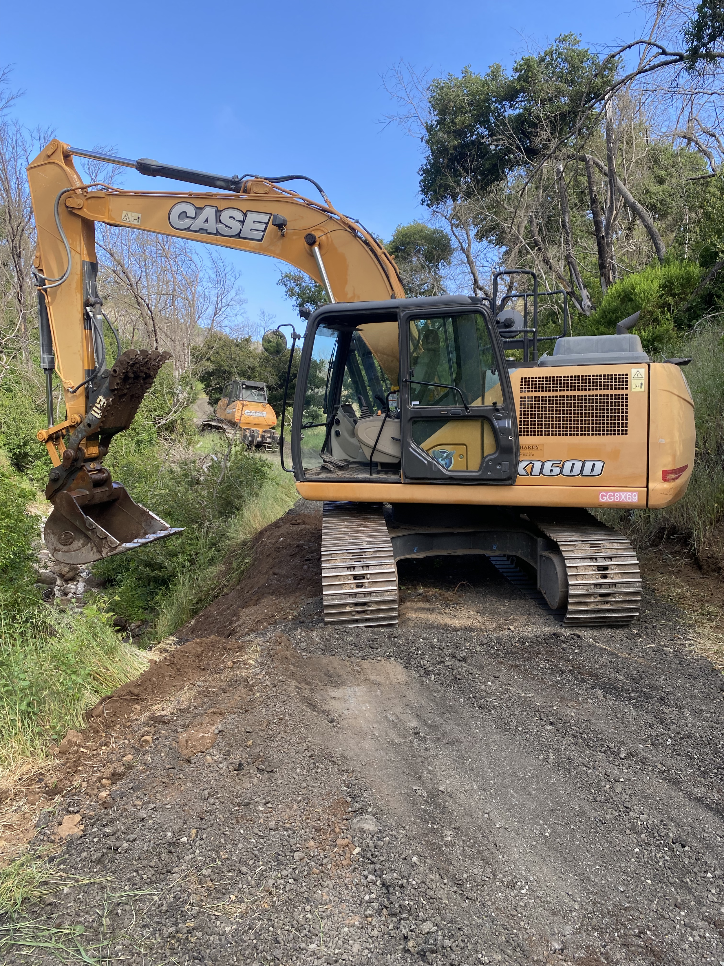 excavation, new road Napa