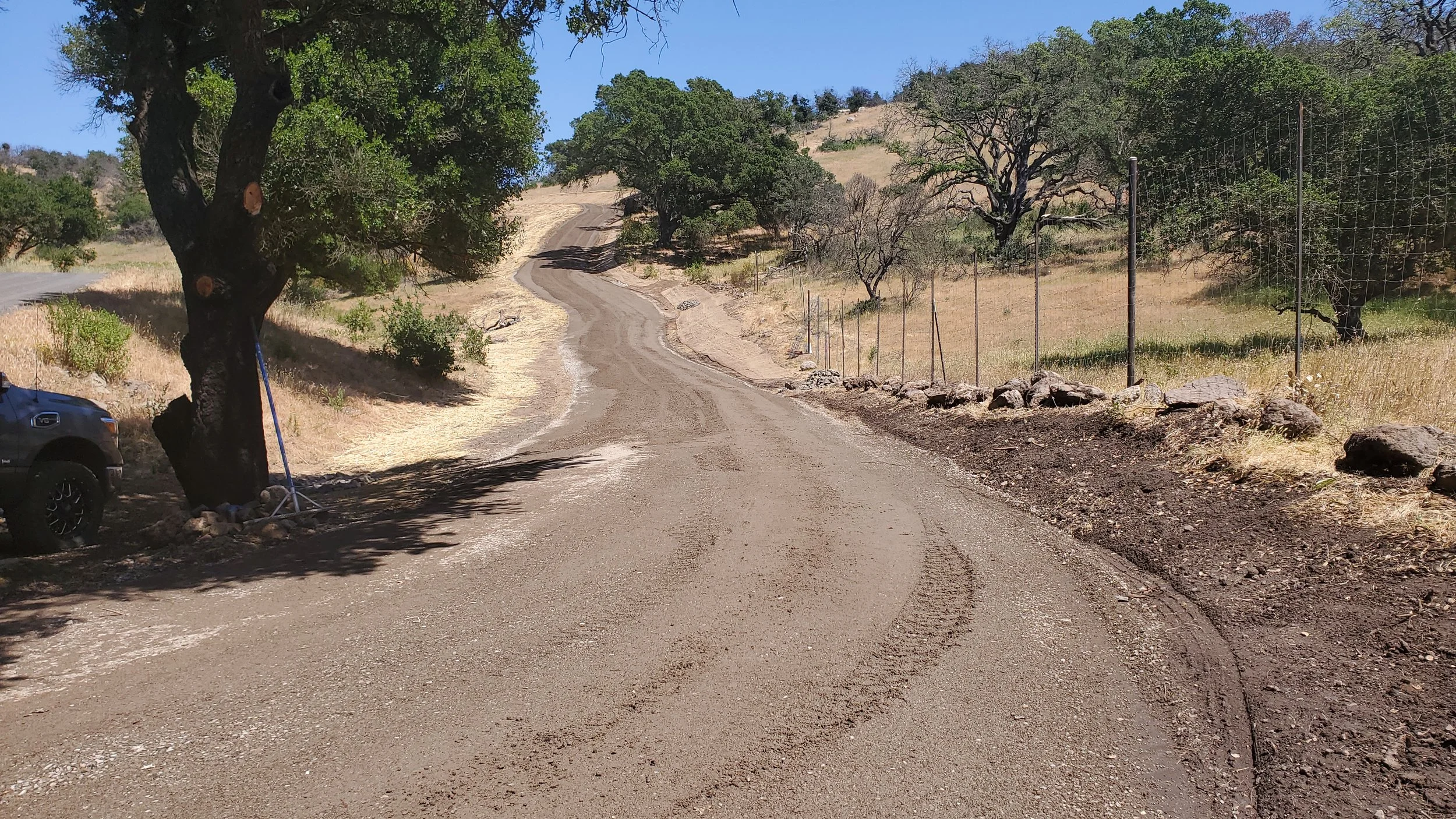 New Access Road in Sonoma County