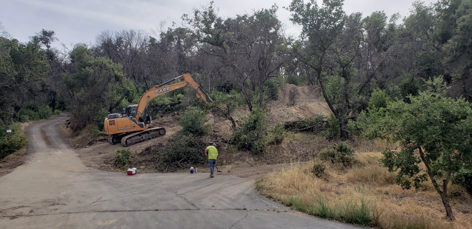 earthwork in Sonoma County 