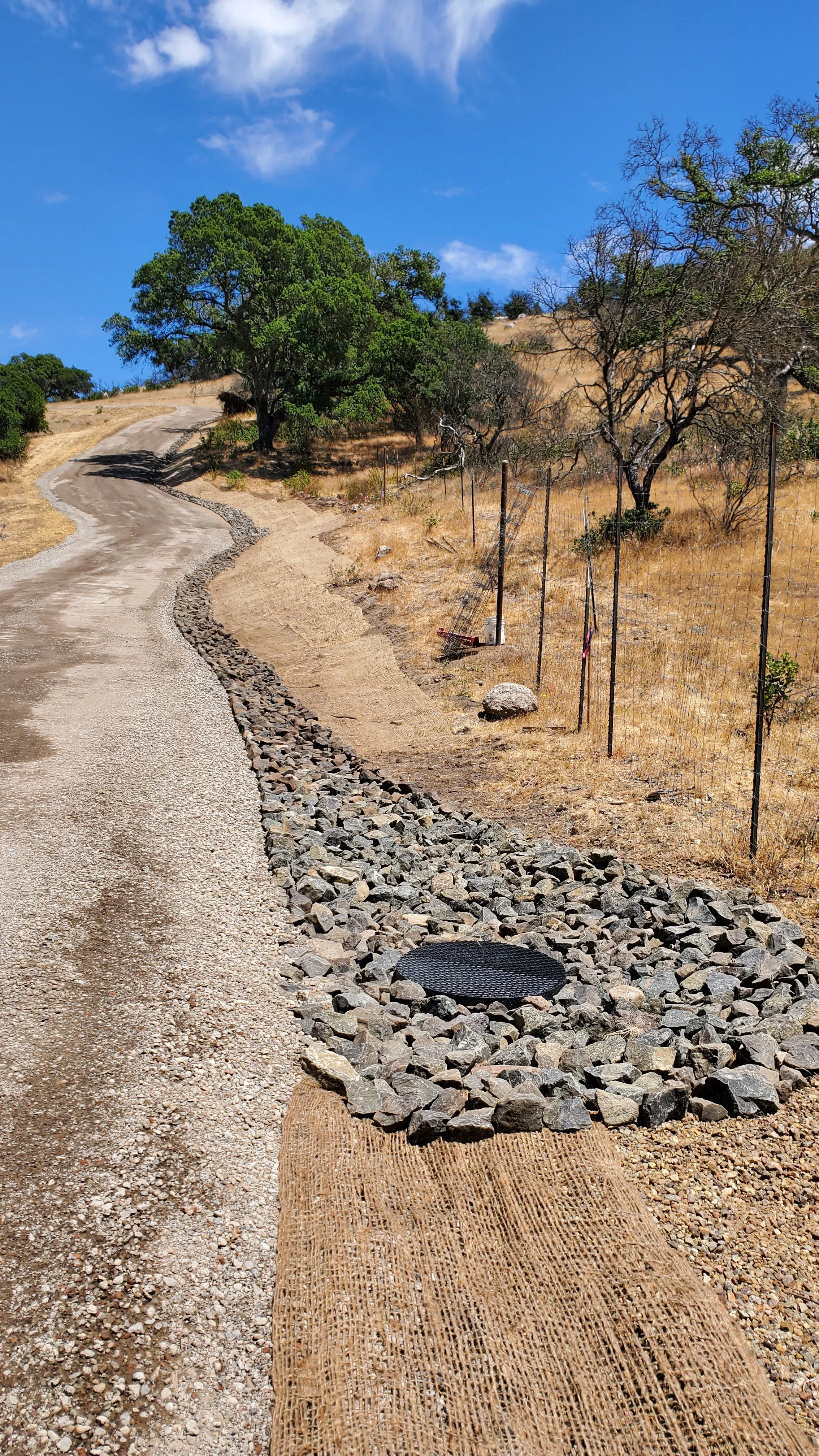 New Access Road in Sonoma County