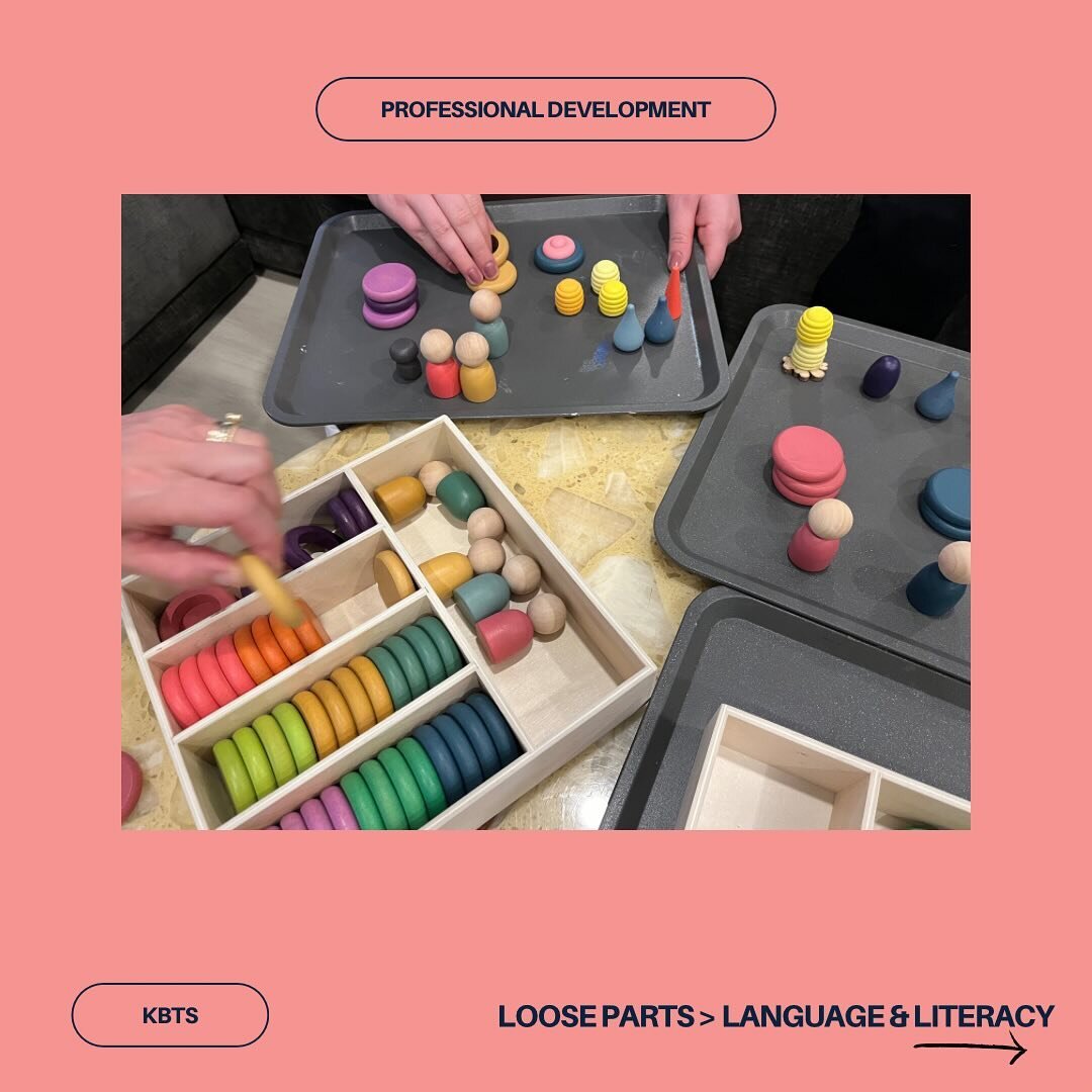 Love the time together with teachers during our professional development on Monday, using loose parts as a piece of our language and literacy curriculum. Thank you Claudia. 

#preschoolactivities #languageandliteracy #profesionaldevelopmentforteacher