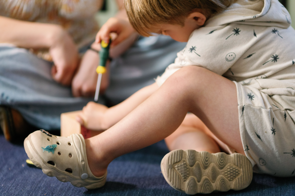 Preschooler Building Play Encinitas