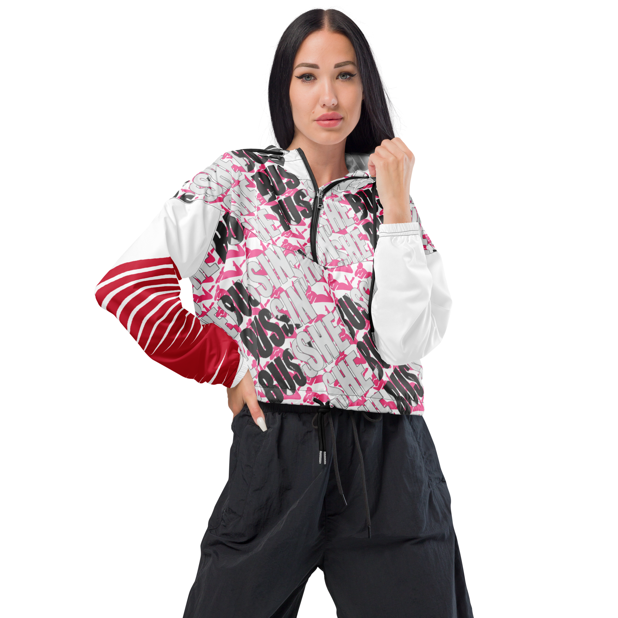 Windbreaker Jacket for women. She bussin design by herotwin