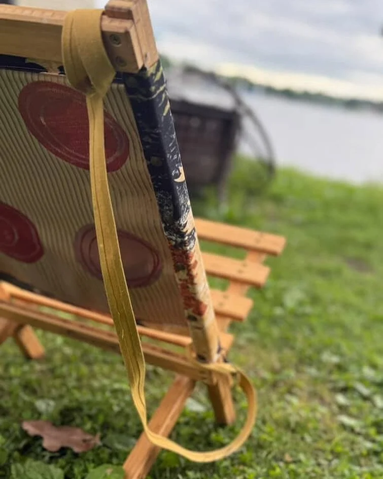 Soaking in a future bonfire with a 1 of 1 custom fabric. Thanks for the shot @freddielights 🔥🌚🌝