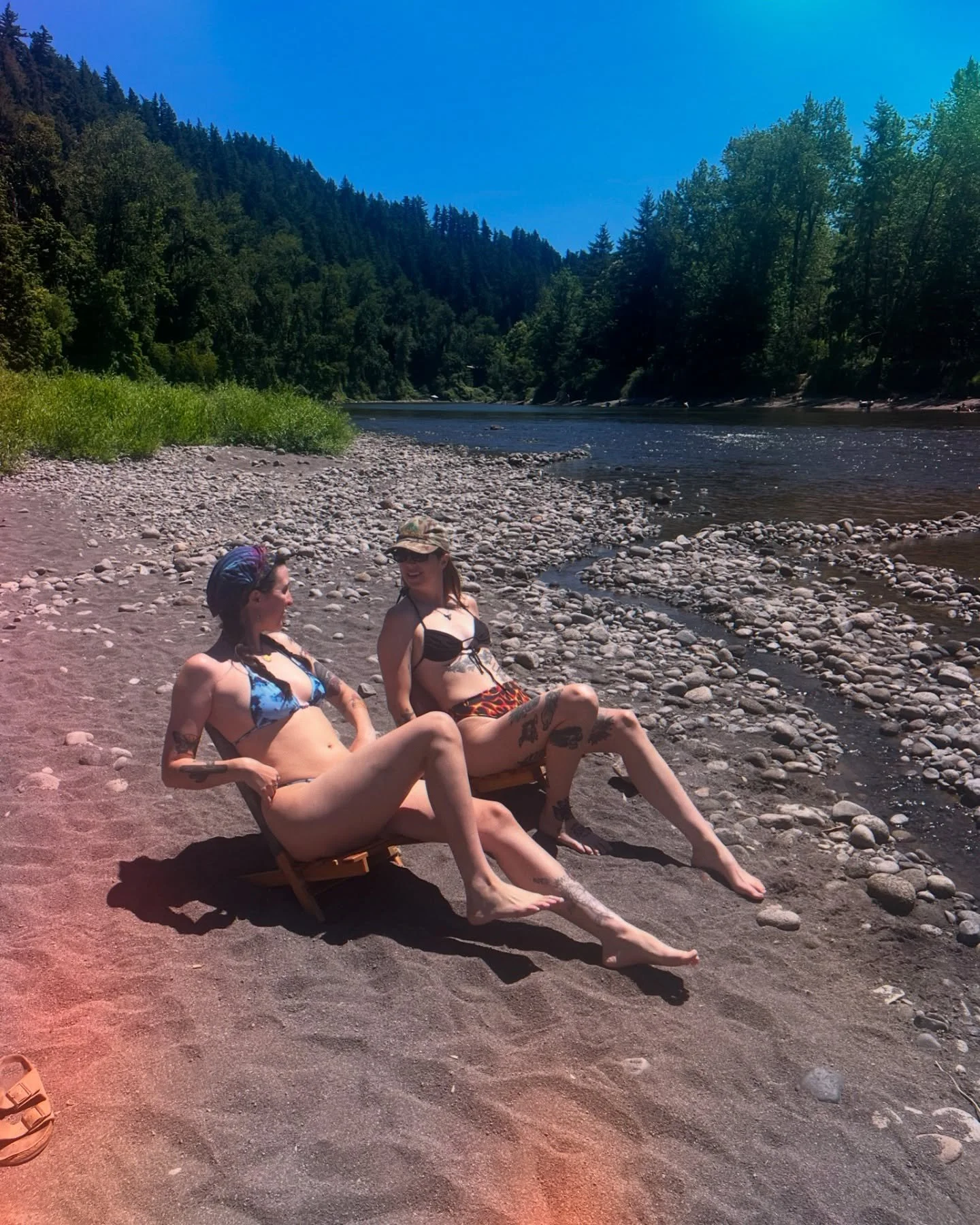 A Larry Byrd sighting on the riverside with an epic 8 point sand connection! 👀

#biglarry420 #dawnbyrd #larrybird #fishlymade #sandyriver #basketball #chairpun