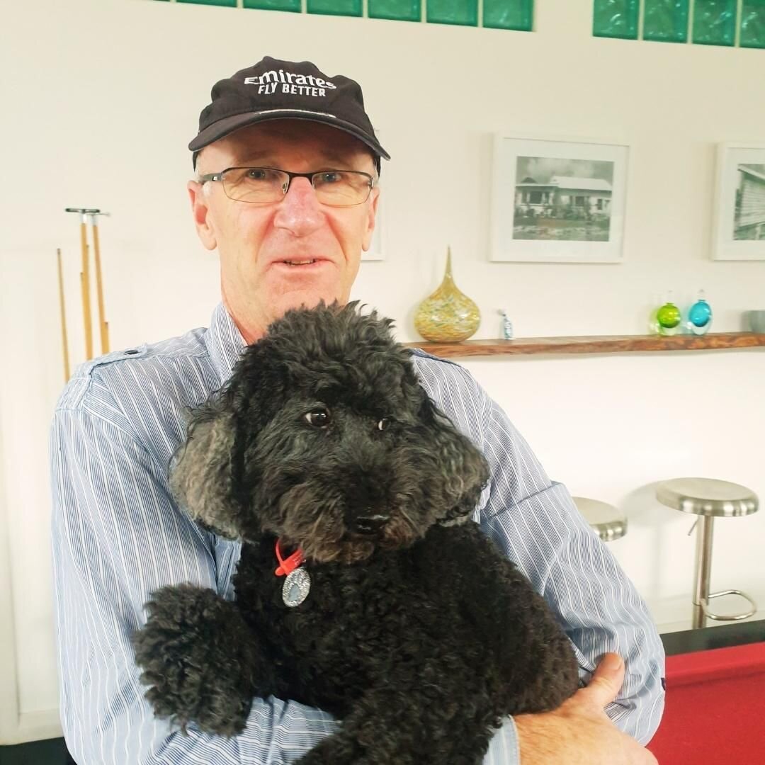 Meet Marley! and yes he almost has dreads!  Marley lives in an amazing home right on the edge of Urquharts Bay. We were lucky enough to chill with Marley while his owners took a much-needed break in Rarotonga.  Marley adores cheese cubes and chicken 