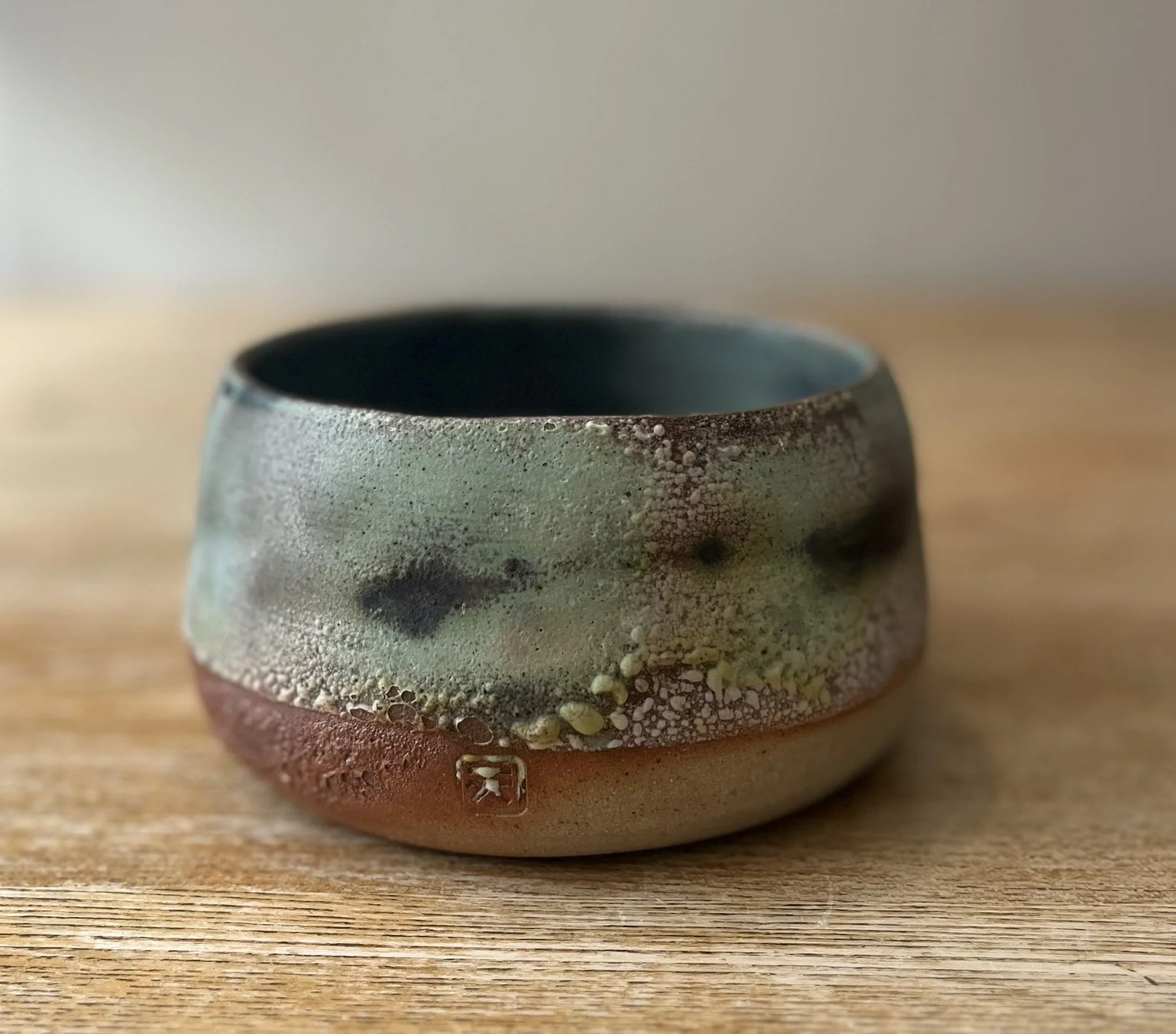 Copper green bowl