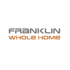 Logo with the text 'Franklin Wi-OLUE Home' in gray and orange.