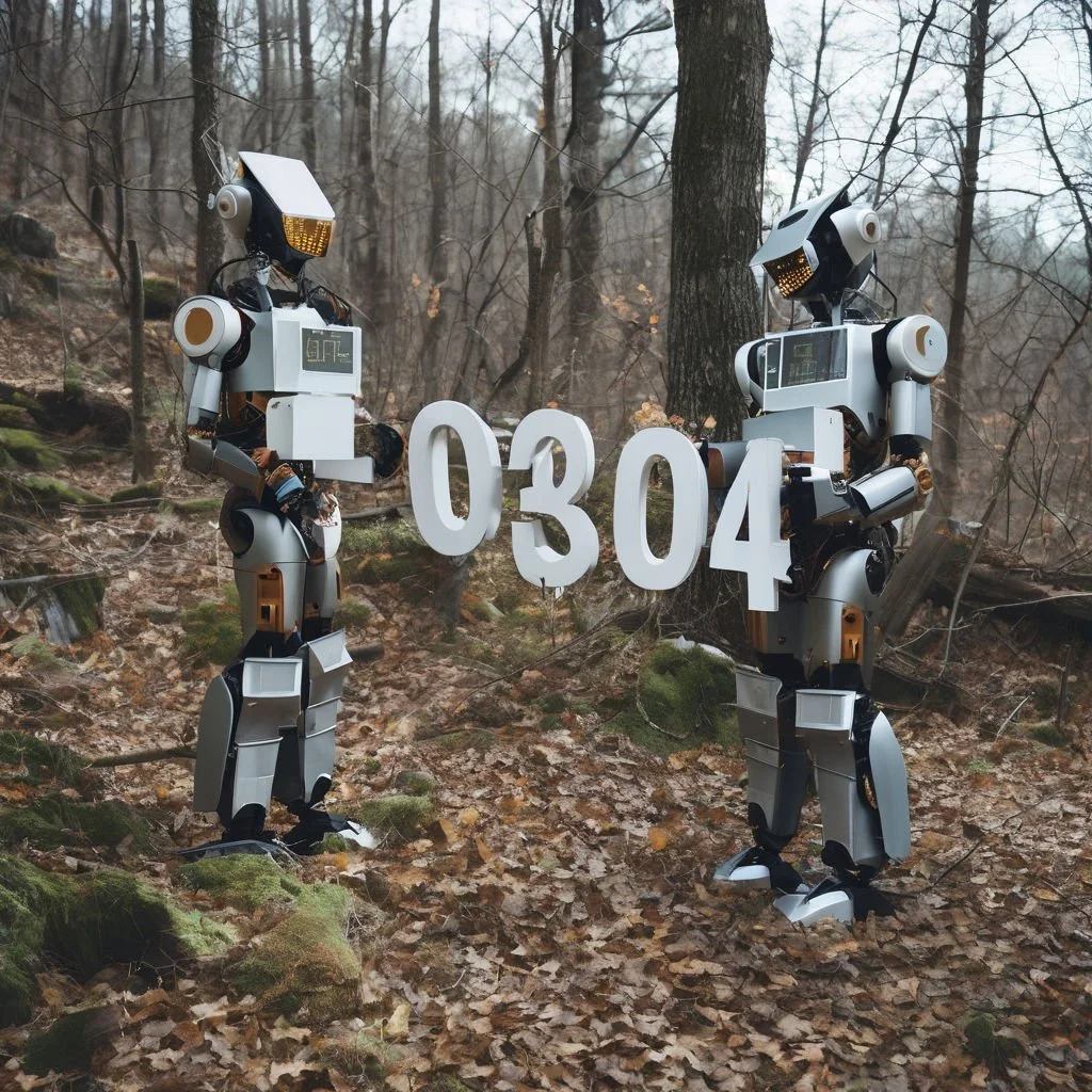analog-photography-of-two-hightech-robots-holding-a-series-of-numbers-in-the-woods.jpeg