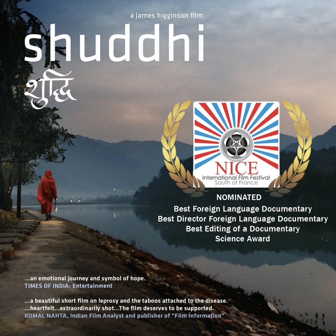 SHUDDHI receives 4 AWARD NOMINATIONS at NICE IFF. 

BEST FOREIGN LANGUAGE DOCUMENTARY
BEST DIRECTOR FOREIGN LANGUAGE DOCUMENTARY
BEST EDITING OF A DOCUMENTARY
SCIENCE AWARD

We are thrilled and thankful for this recognition!!Congrats to all the SHUDD