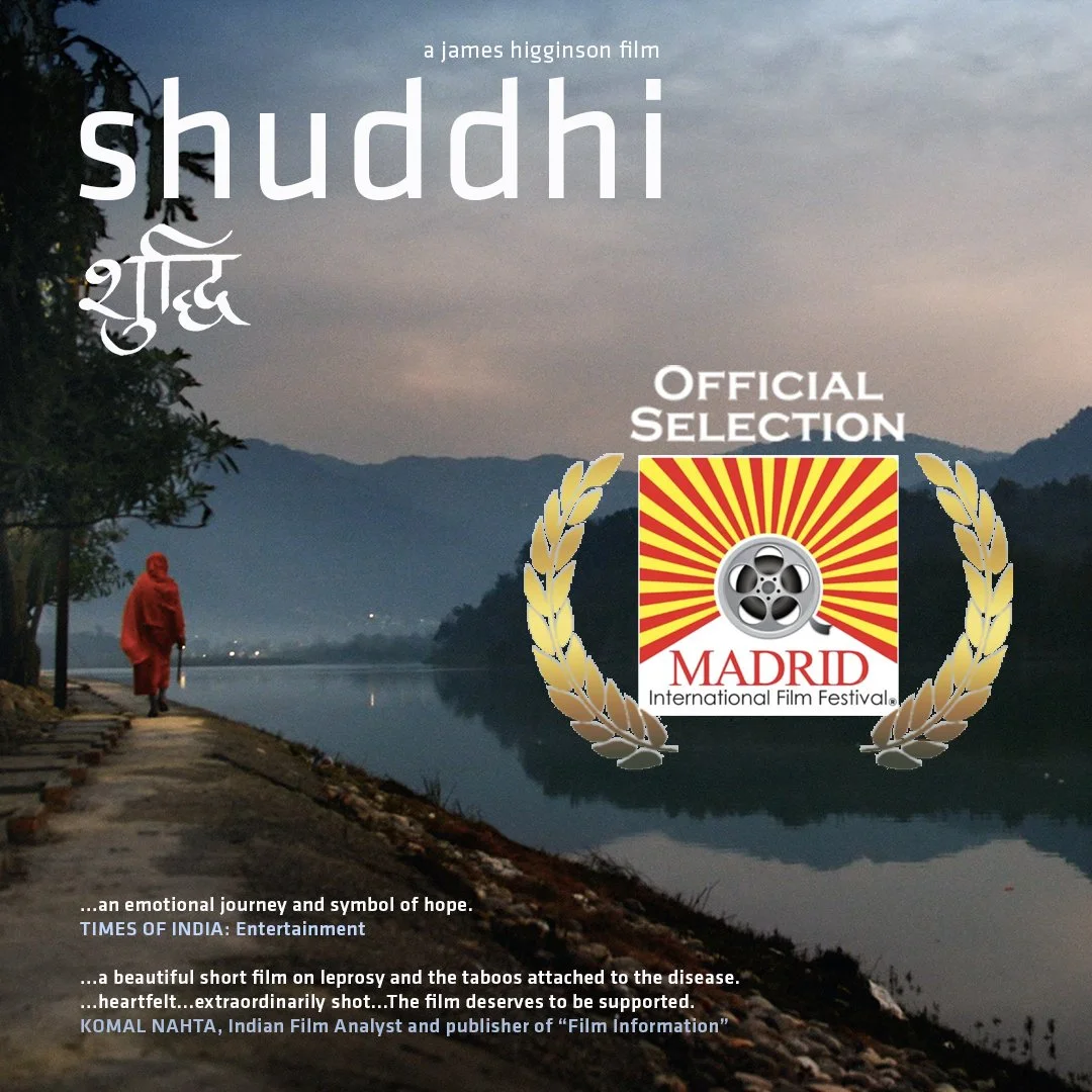 SHUDDHI will have it's Spain Premiere at Madrid International Film Festival, September 2-5. We are excited to have the possibility to bring our film to a wider audience and expand the discussion of Leprosy and it's emotional effects around the world.