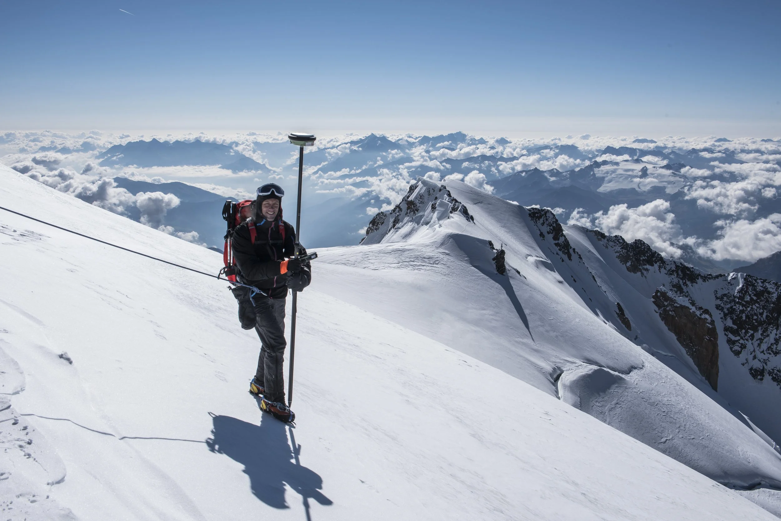 Le Mont-Blanc, toit de l’Europe Occidentale