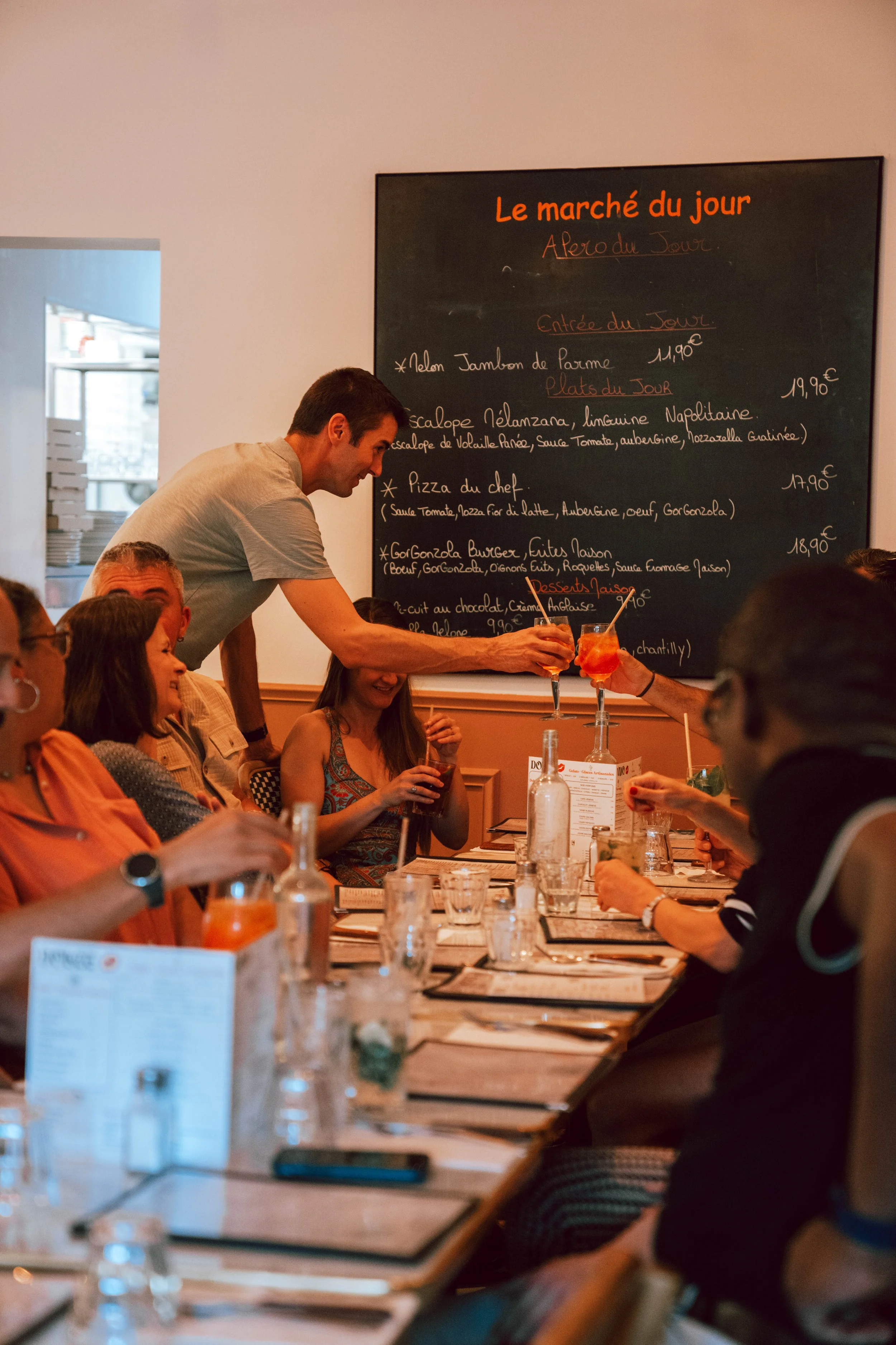 Repas de fin d'année chez Bacio Terrazza