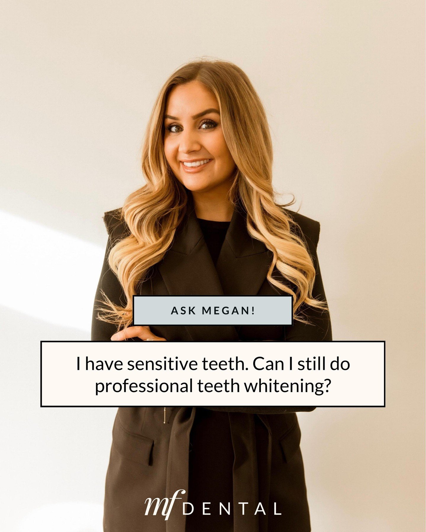 Understanding the root cause of tooth sensitivity is crucial. 🦷

Although teeth whitening may trigger temporary sensitivity, I will create a tailored plan ensuring even those with sensitive teeth can achieve a brighter smile.

Don't allow sensitivit