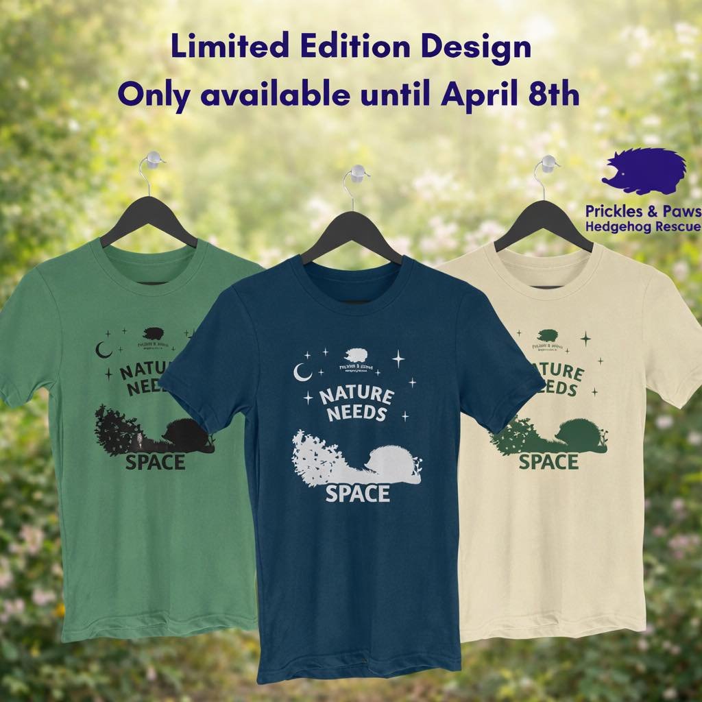 🌿 New Limited Edition Alert! 🌿

We&rsquo;ve teamed up with @speechlessclothingco to bring you our exclusive &ldquo;Nature Needs Space&rdquo; clothing this spring! 🦔💚

Available as pre-order only&mdash;this helps us keep costs down and make sure e