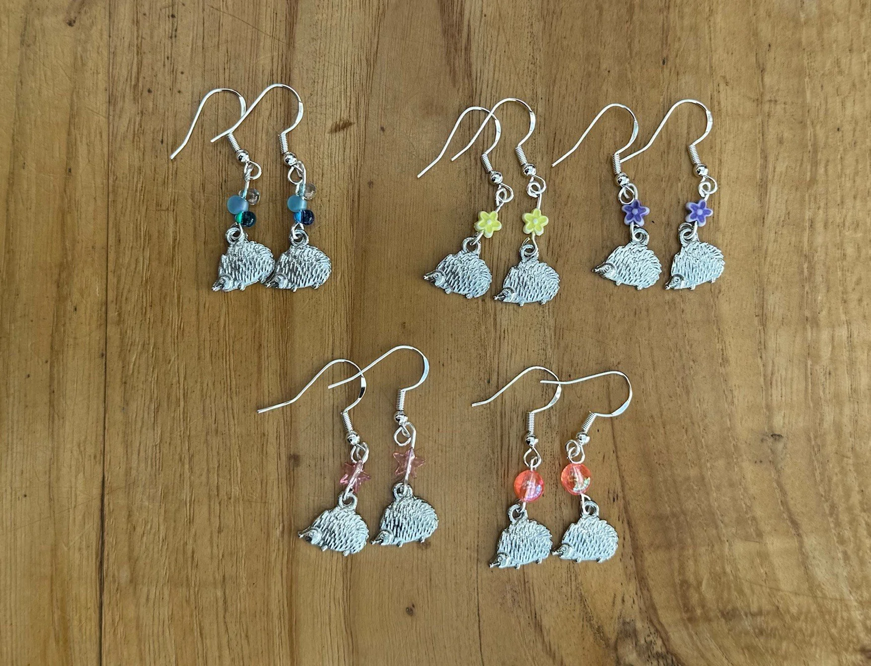 Hedgehog earrings