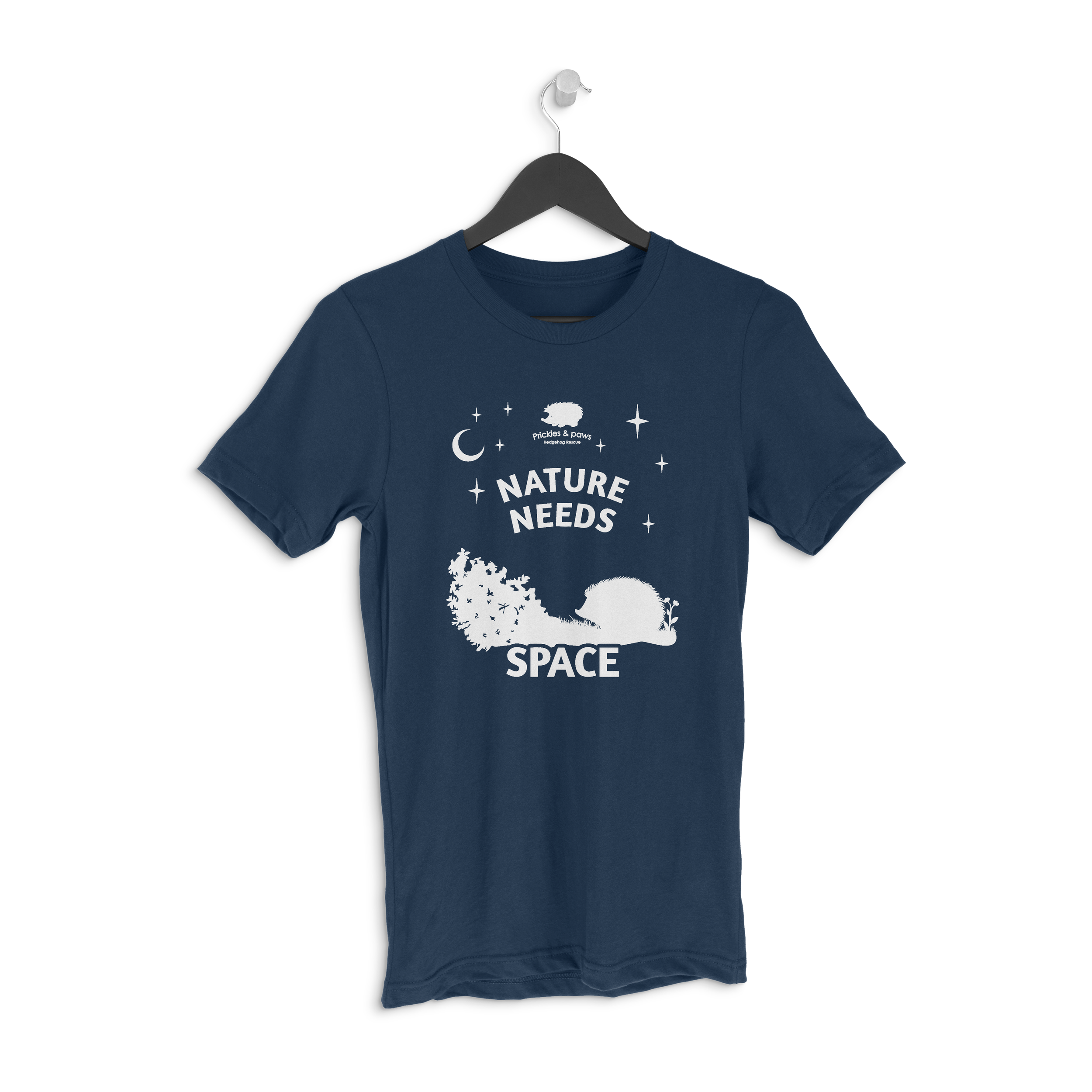 nature needs space cobalt blue T-shirt mock up.png