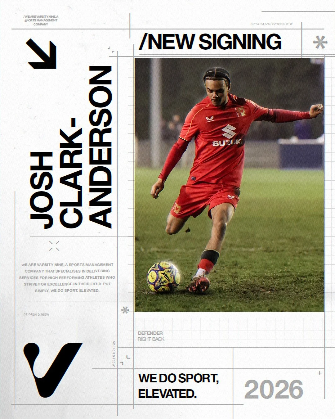 New signing - @jca710_ 

Josh is a dynamic full-back who impacts the game at a high level on both sides of the ball. He brings strong technical quality, athleticism, and real physical presence to his play.

Having come through the academy system at M