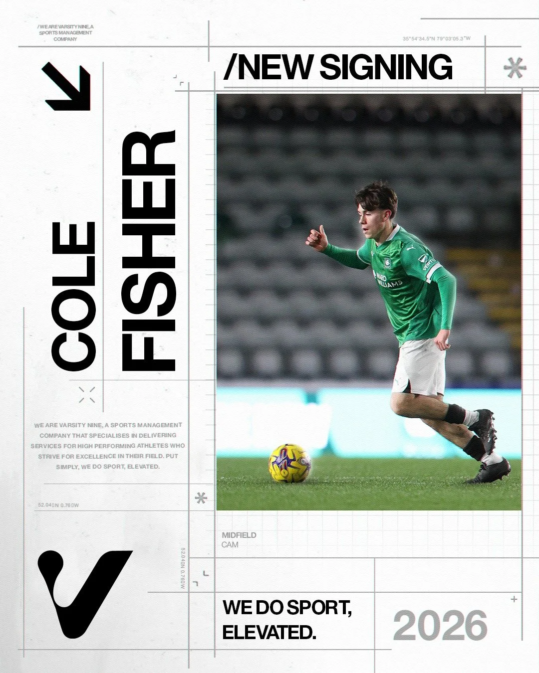 New signing - @colefisher0110

Cole progressed through the Plymouth Argyle academy over a 10-year period and has since gained valuable experience in senior men&rsquo;s non-league football. He is a creative attacking midfielder with excellent technica