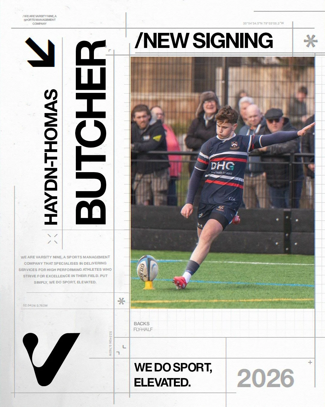 New signing - @haydn_butcher

Haydn is a composed and intelligent fly‑half/fullback who reads the game well and makes strong decisions under pressure. Having progressed through district‑level rugby, Haydn is currently a member of the senior leadershi