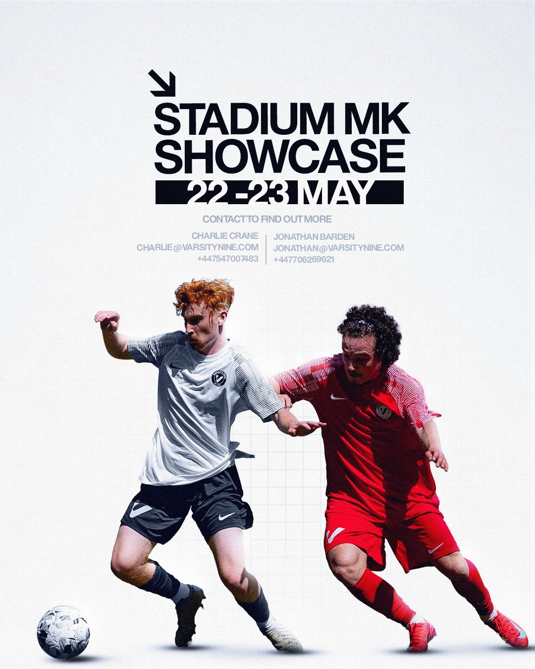 Our Stadium MK showcase is back!

If you're a coach looking for new talent, send us a message or contact our soccer consultants to find out more.
