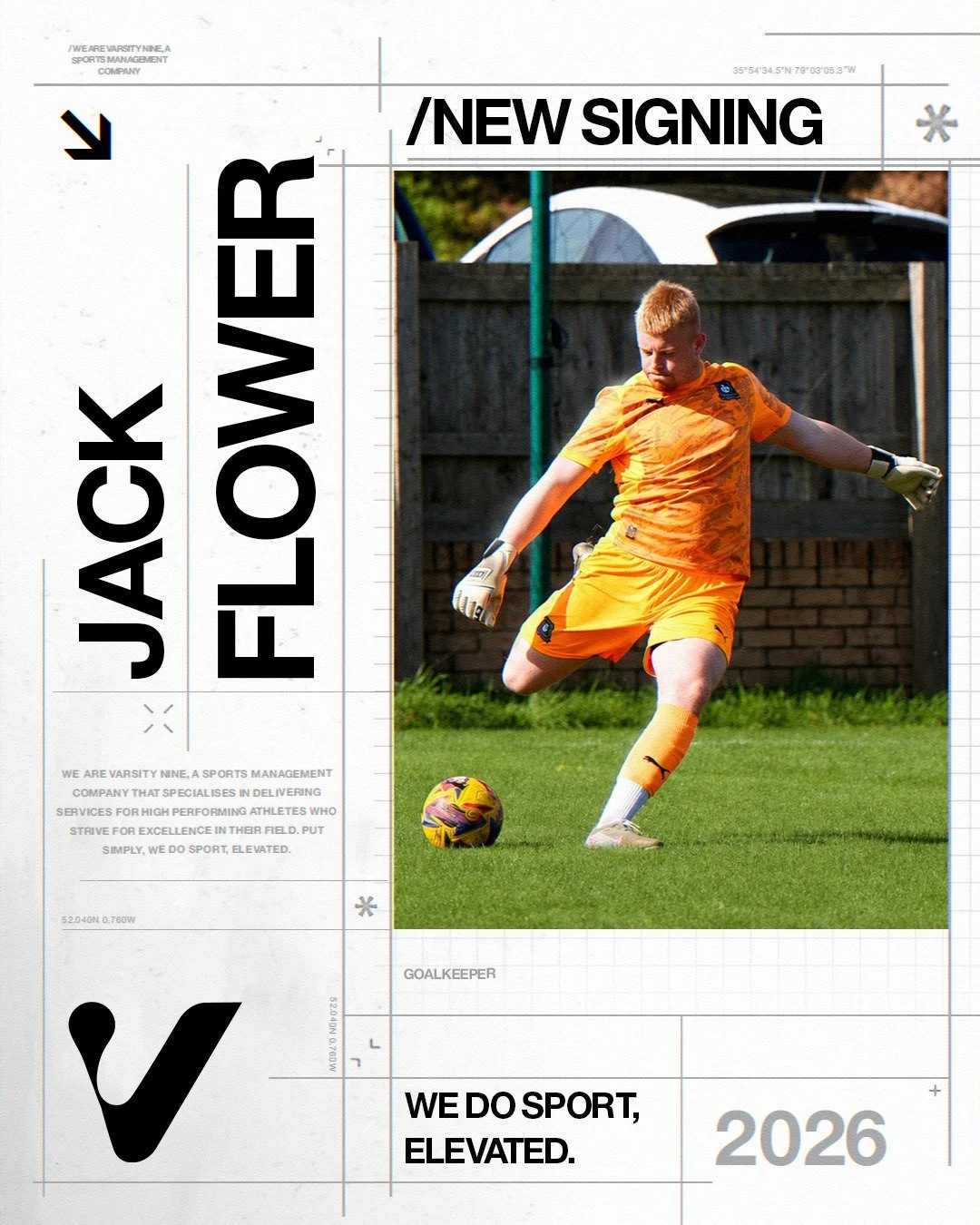 New Signing - Jack Flower

Jack developed through the Plymouth Argyle academy, where he honed his goalkeeping skills. He is known as a top shot-stopper, a vocal leader at the back, and a commanding presence in goal, bringing confidence and organisati