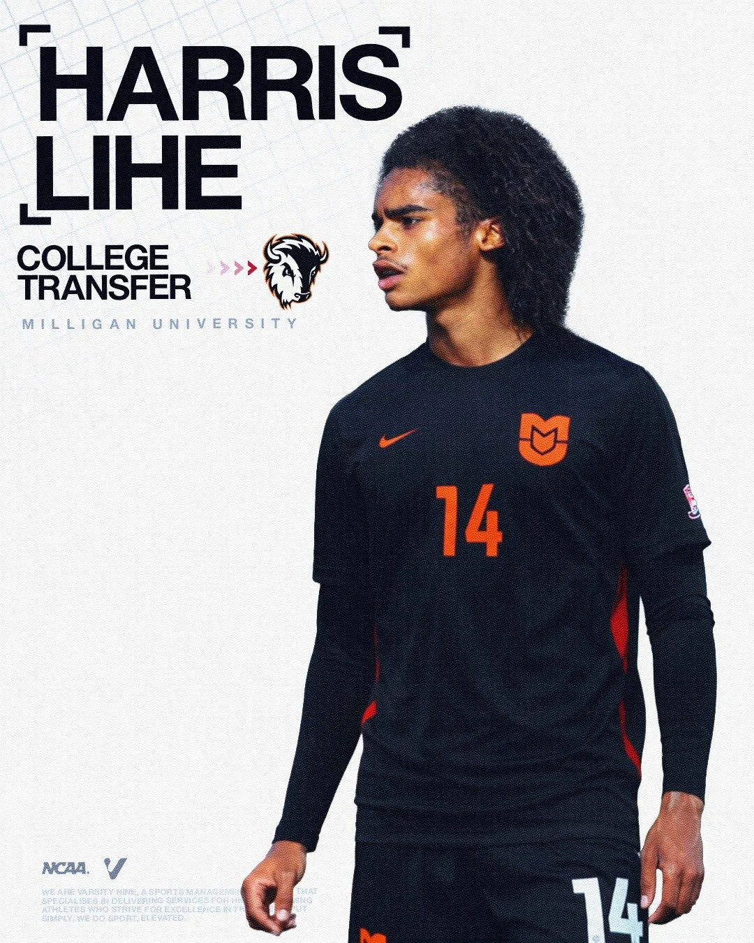 Congratulations to Varsity Nine student-athlete, Harris, for committing to @milliganmenssoccer 👏 A great collegiate soccer journey so far and an exciting future ahead!

@harrisiselevating
