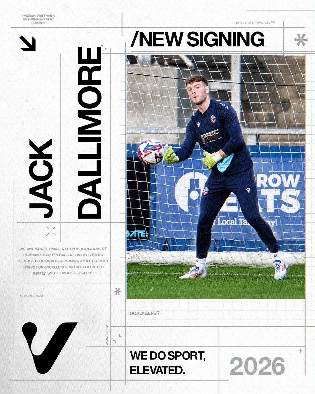 New signing - @jackdalli_06

Jack began his career within the Everton FC and Liverpool FC academies before progressing to Bolton Wanderers, where he represented the U18s and B Team. He has also represented Scotland U18s and gained valuable experience