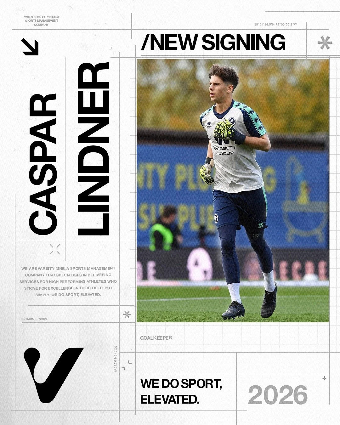 New signing - @casparlindner

Caspar progressed through the QPR and Fulham academies before moving to Millwall, where he has regularly featured for both the U18s and U21s.

A commanding presence in goal, Caspar is a strong leader with excellent shot-