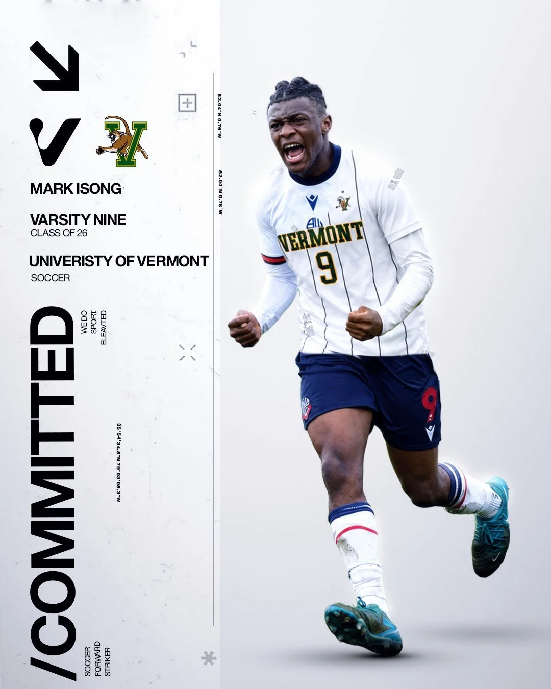 Congratulations to Mark Isong, who has just committed to the University of Vermont after recently impressing and scoring at our MK Dons showcase match 👏 

Mark has represented the Republic of Ireland at youth level and played for Shelbourne FC befor