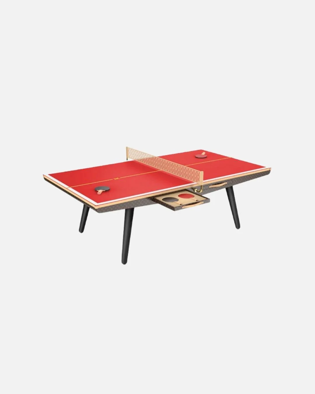 Game on, the Louis Vuitton way. 🏓✨
@louisvuitton  transforms the classic ping-pong table into an unexpected statement piece. Sport meets craftsmanship and the Maison&rsquo;s unmistakable travel-inspired aesthetic, turning a moment of play into a lux