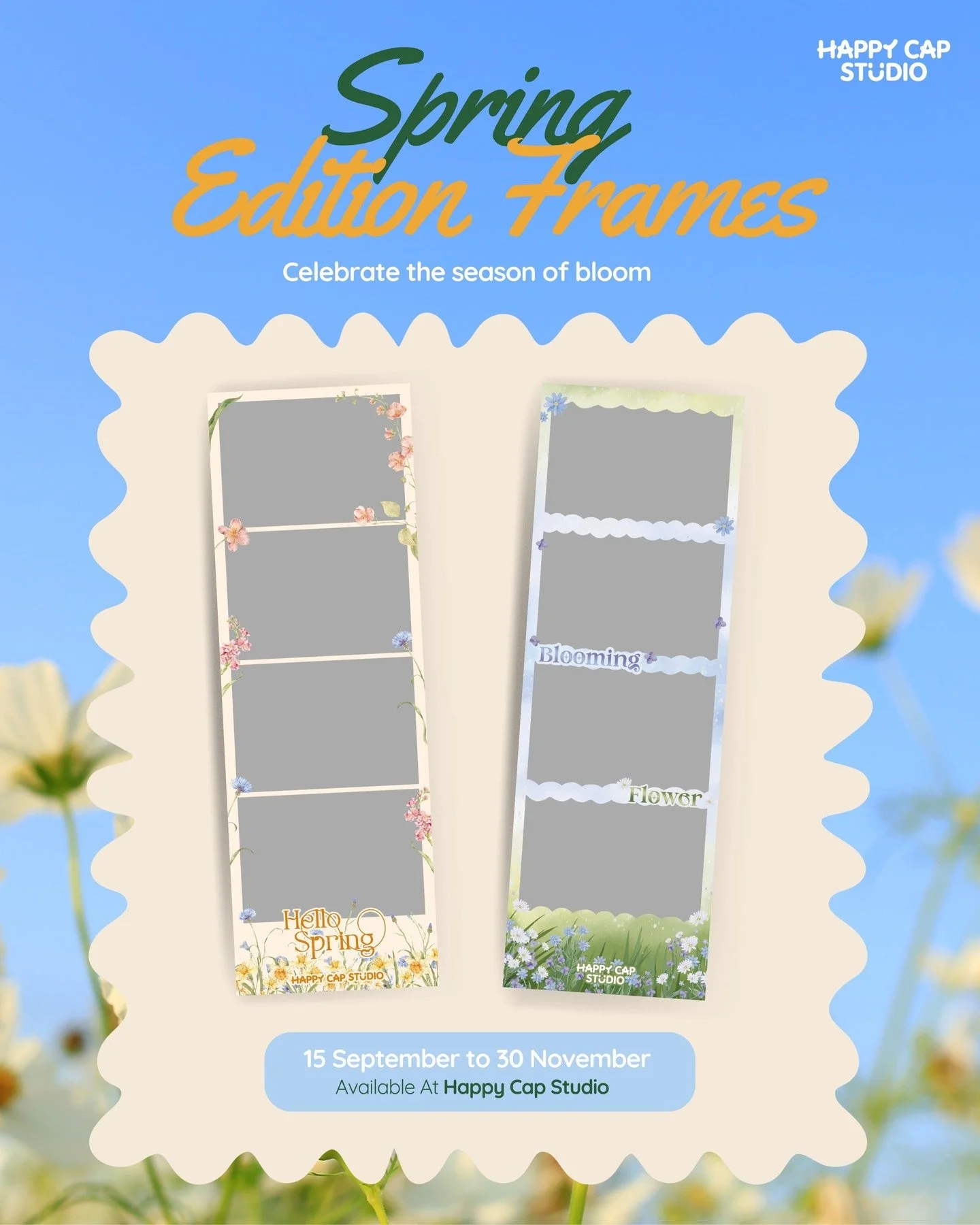 Florals for Spring? Groundbreaking πΈπ±
Slide into Spring with our Special Edition frames, available in 2 designs! 
πAvailable at Happy Cap Studio, Burwood (Shop 1, 127-133 Burwood Road)
ποΈ In stores now
βΉοΈ Find it in the "Special Events&quo