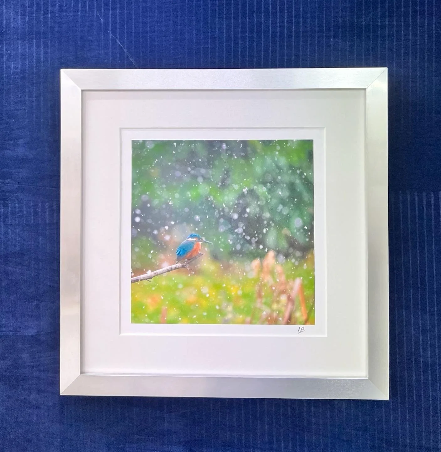 Simple flat alu frame #contemporary-frame #mounting #bespokeframing