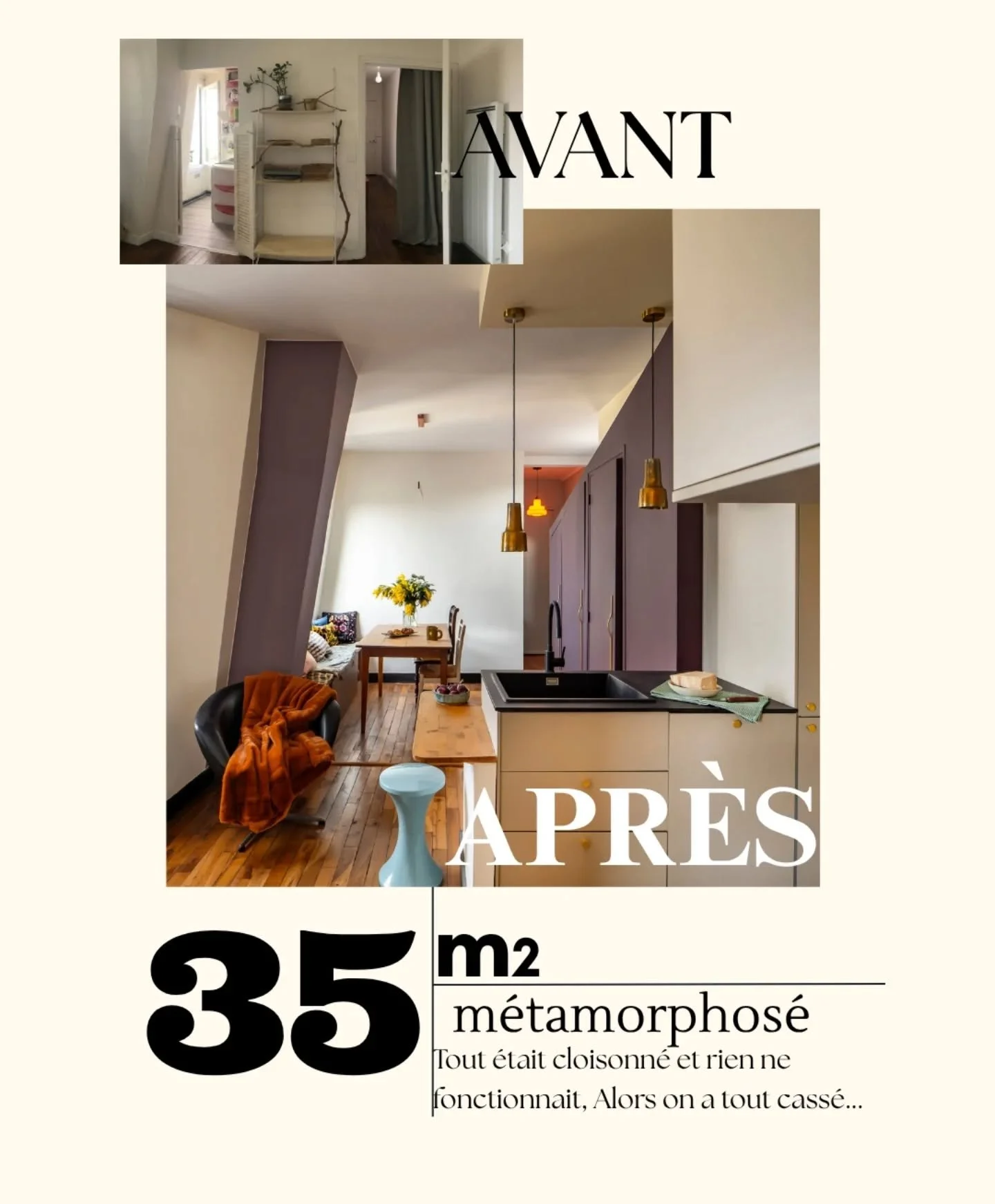 Transformer une impasse en opportunit&eacute;.&nbsp;💡

&nbsp;

Je me souviens parfaitement de la premi&egrave;re visite de cet appartement, alors sous compromis. Ma cliente, primo-acc&eacute;dante, avait d&eacute;nich&eacute; ce bien apr&egrave;s de
