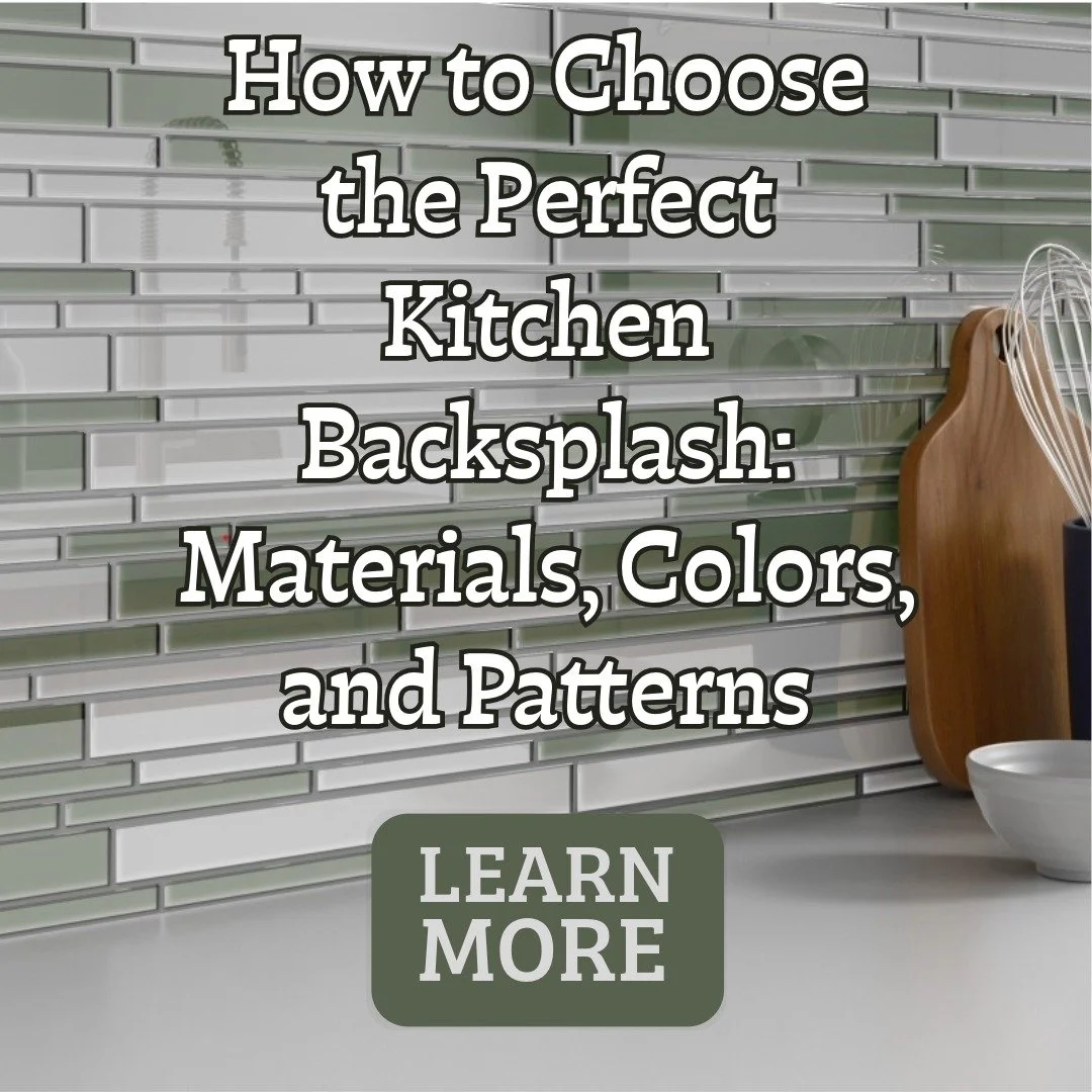Small detail, major impact ✨
Your backsplash isn&rsquo;t just functional&mdash;it&rsquo;s the finishing touch that brings your whole kitchen together. 

Not sure where to start? We&rsquo;re breaking it down to help you design with confidence.

Copy b