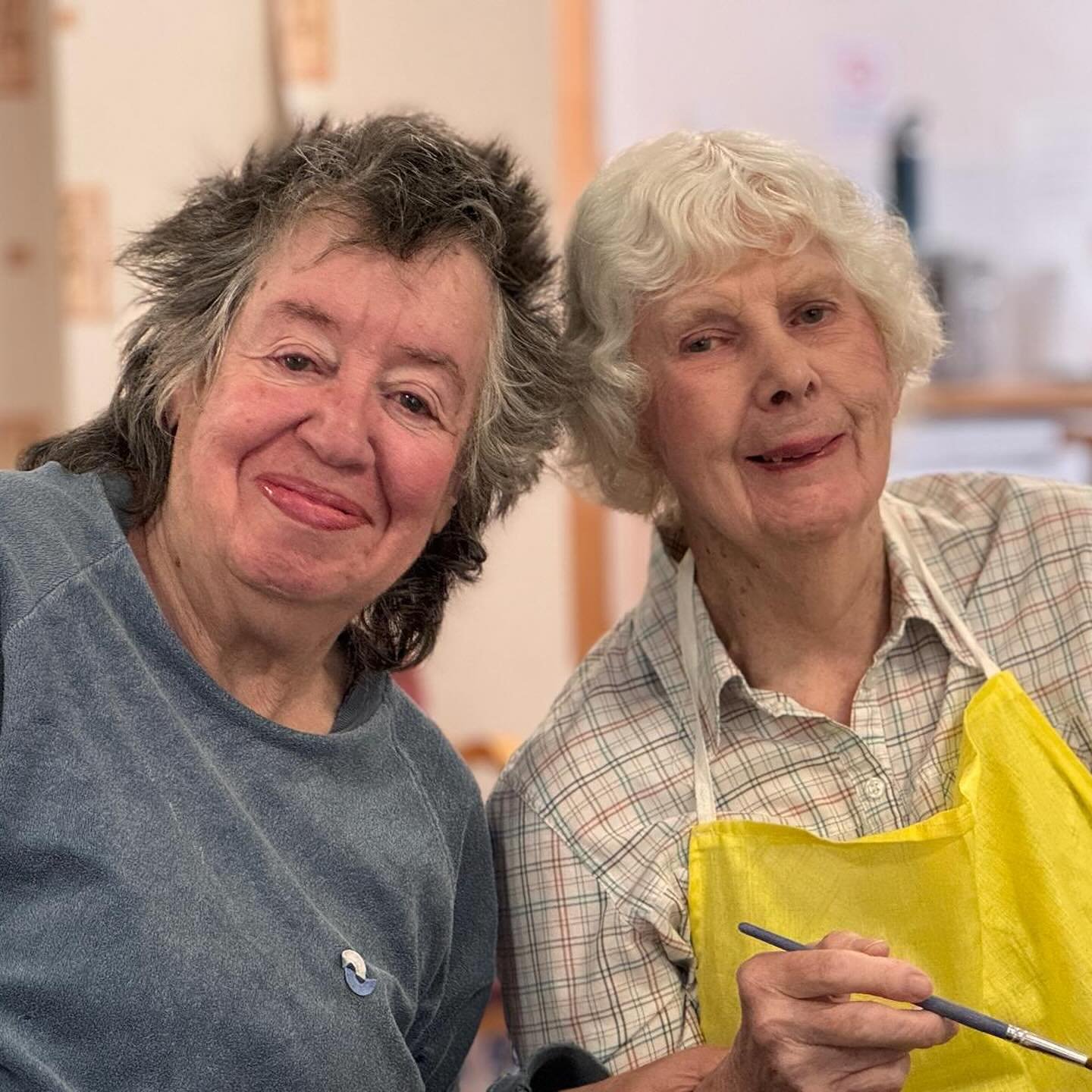 It’s national #CreativityAndWellbeingWeek and here are two of our Devizes group members π€π in the midst of a creative ceramics session with artist @geraldinefrancis_ceramics
More soon about what they are making!
#happyfaces #friendship #co