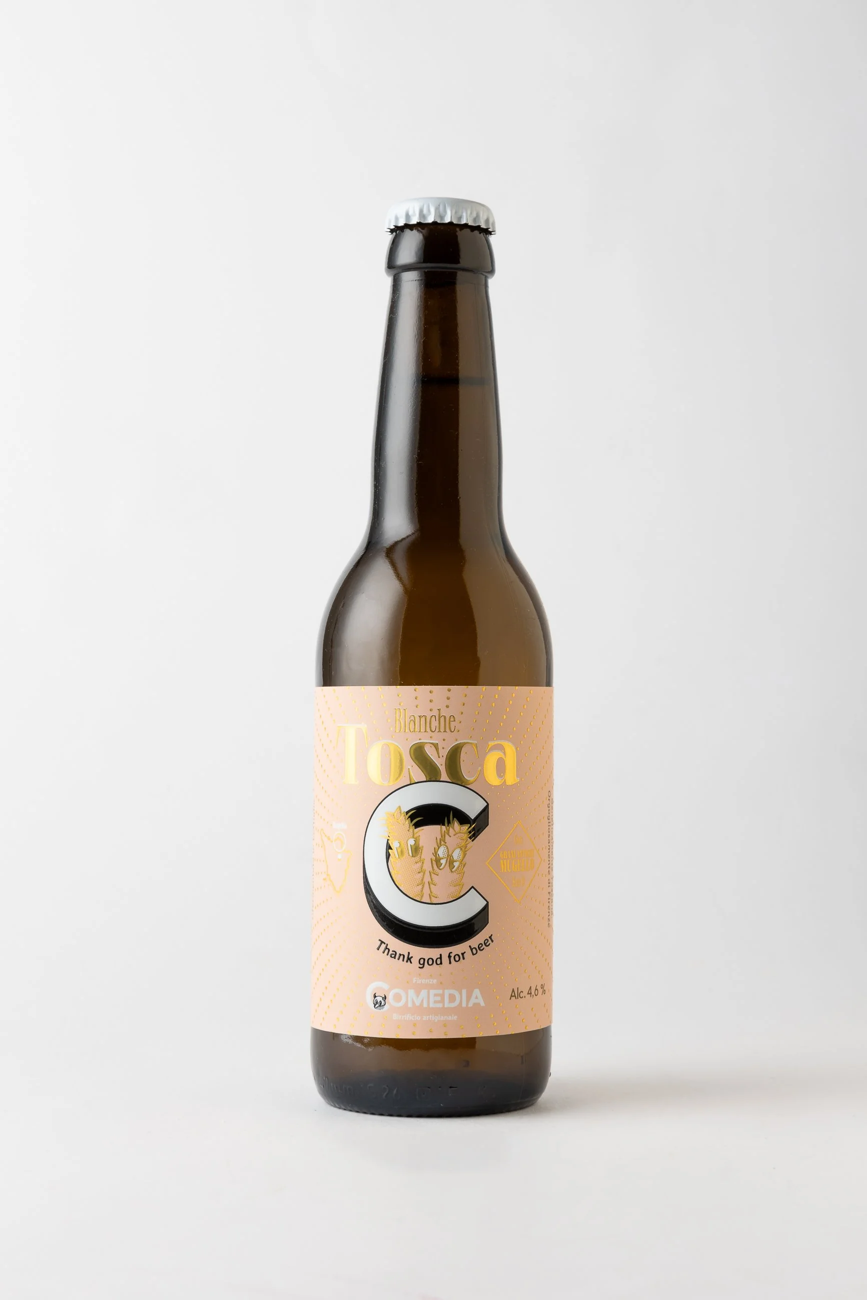 Tosca la birra blanche del birrificio artigianale Comedia