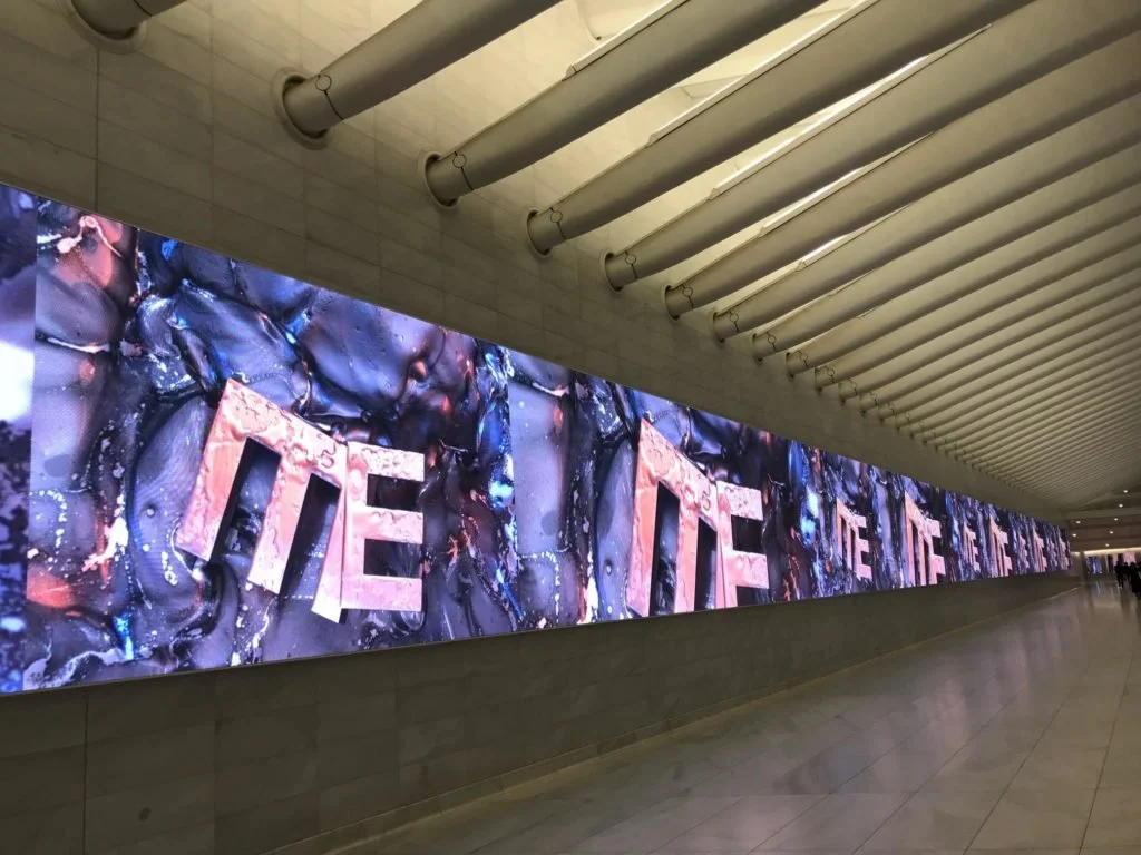MARILYN MINTER AT WESTFIELD WORLD TRADE CENTER &amp; WESTFIELD CENTURY CITY
