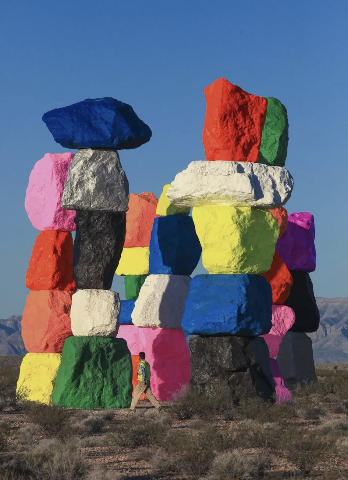 UGO RONDINONE: SEVEN MAGIC MOUNTAINS — Art Production Fund