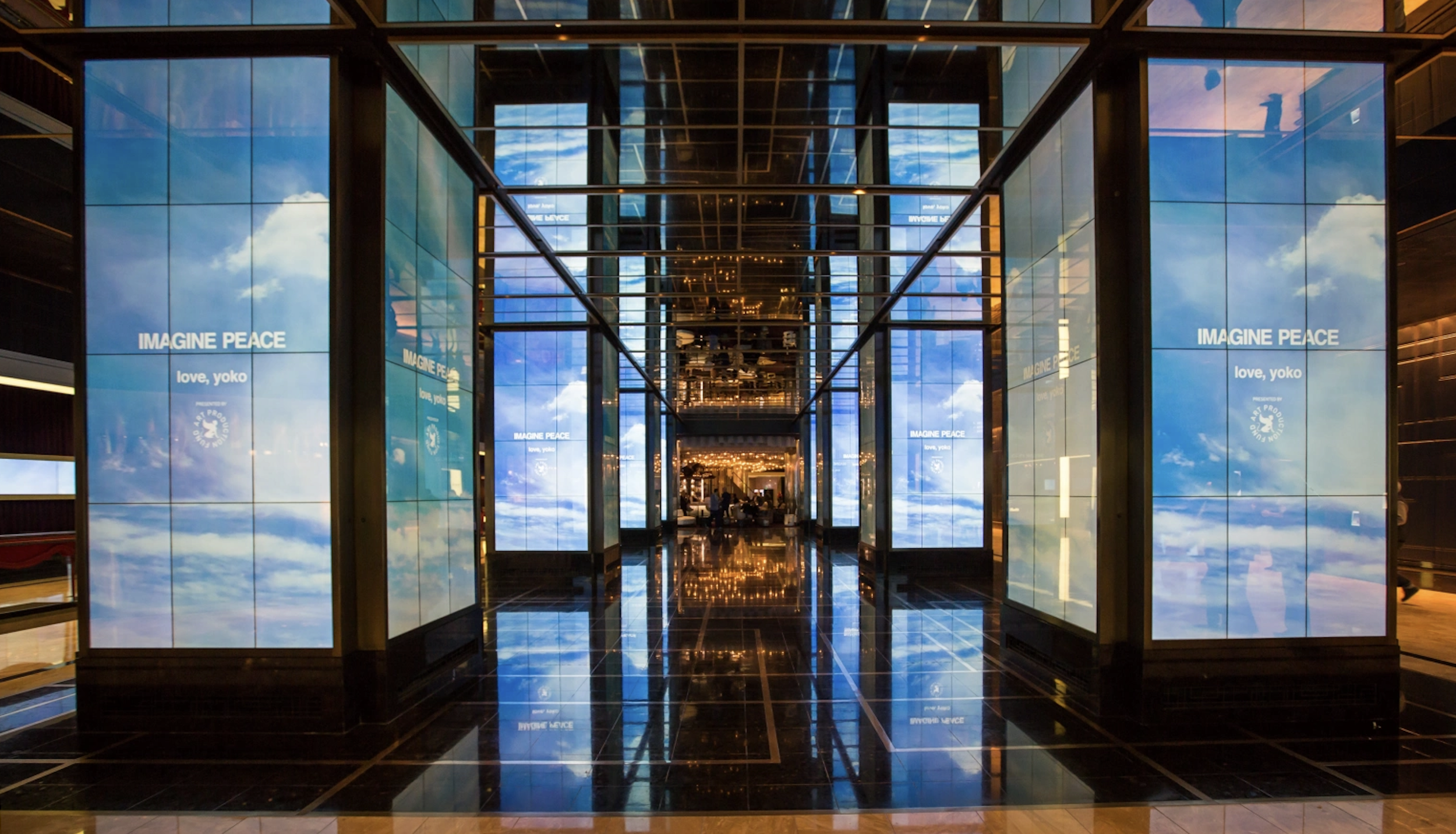 YOKO ONO AT THE COSMOPOLITAN OF LAS VEGAS