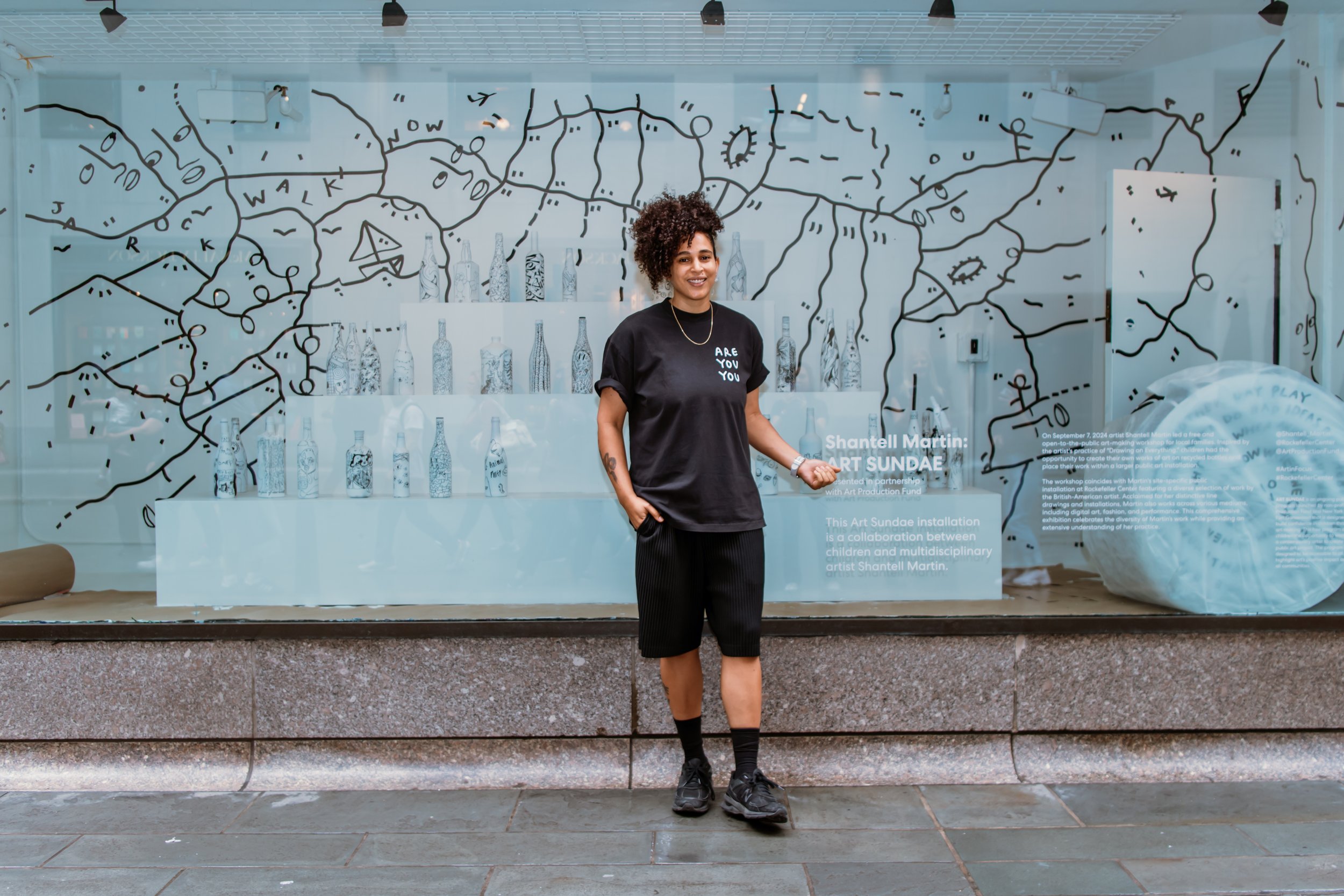 SHANTELL MARTIN’S ART SUNDAE AT ROCKEFELLER CENTER