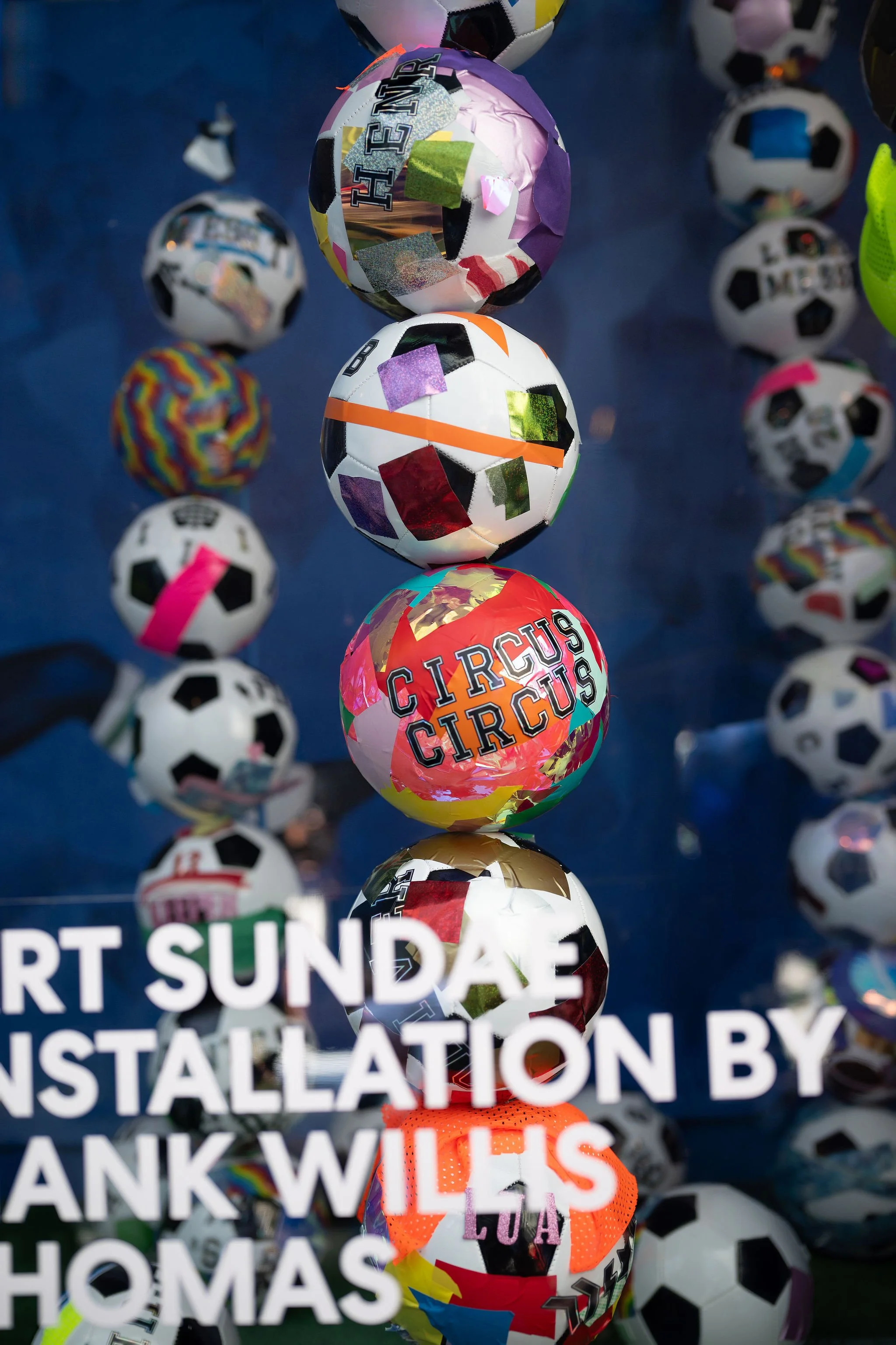 ART SUNDAE WITH HANK WILLIS THOMAS ON THE PITCH AT ROCKEFELLER CENTER